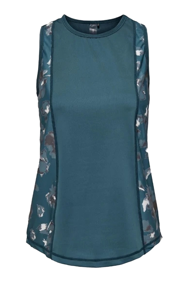 Only Play ONPLORA AOP TRAIN TANK TOP 206077001-Orion Blue/w. Stormy Weather 1