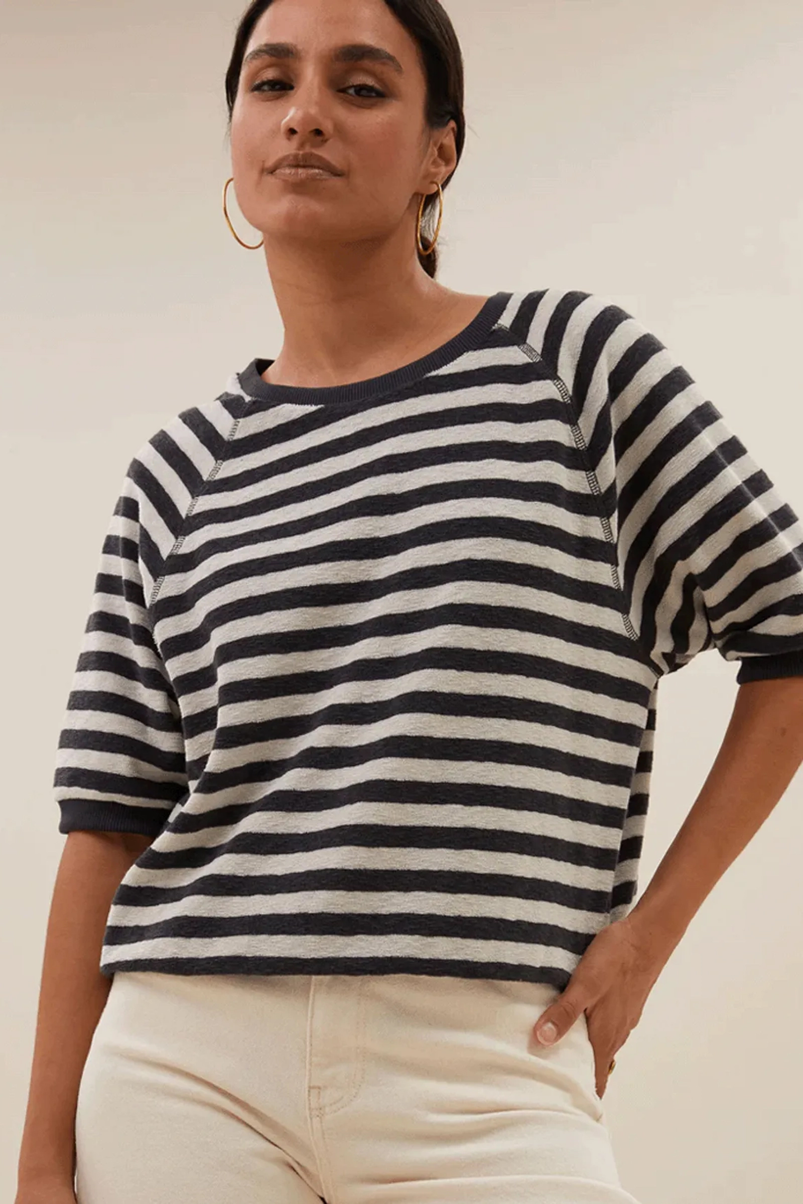 Dames t-shirt korte mouw zwart