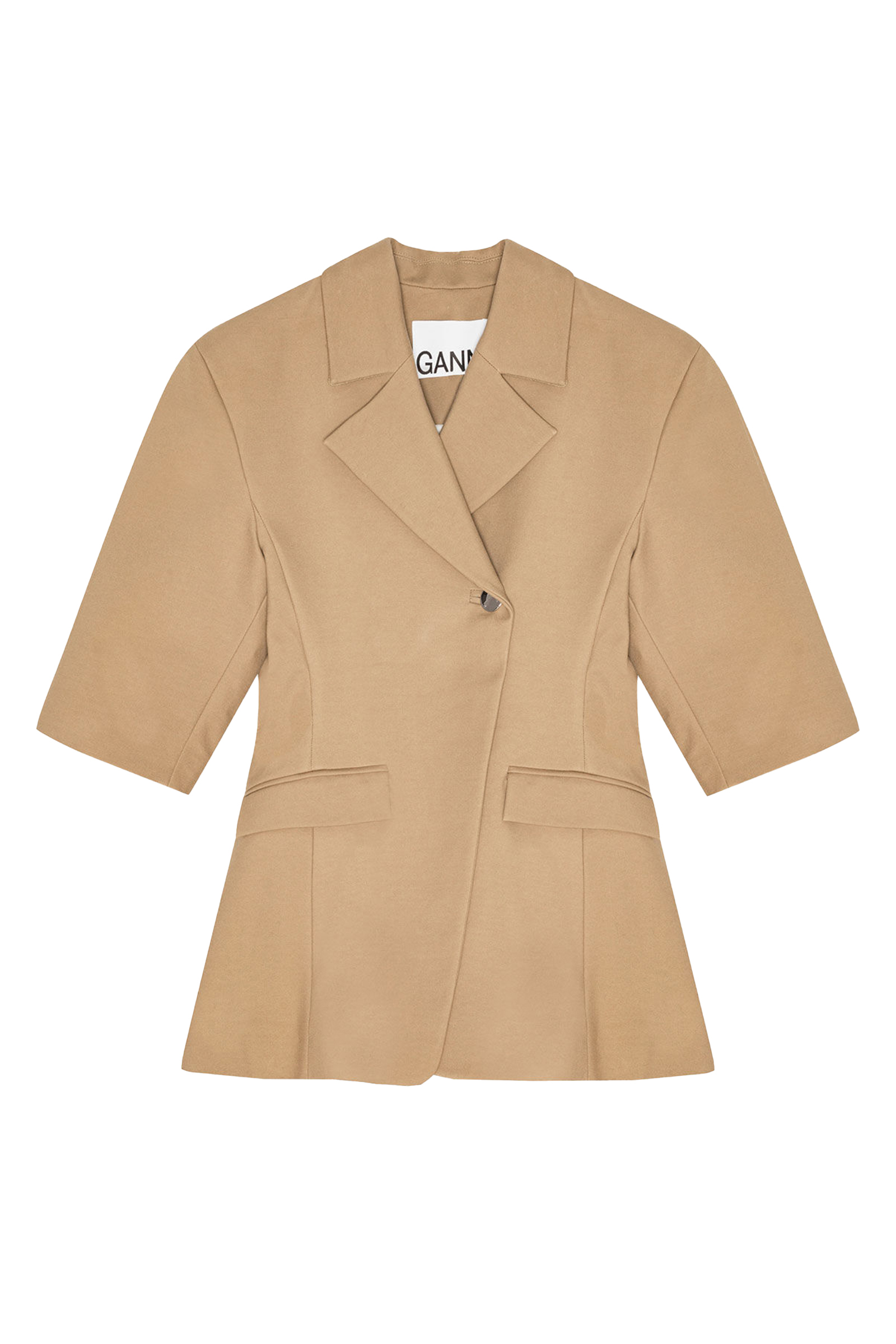 Ganni 00337216-80 bruin/beige-1 1