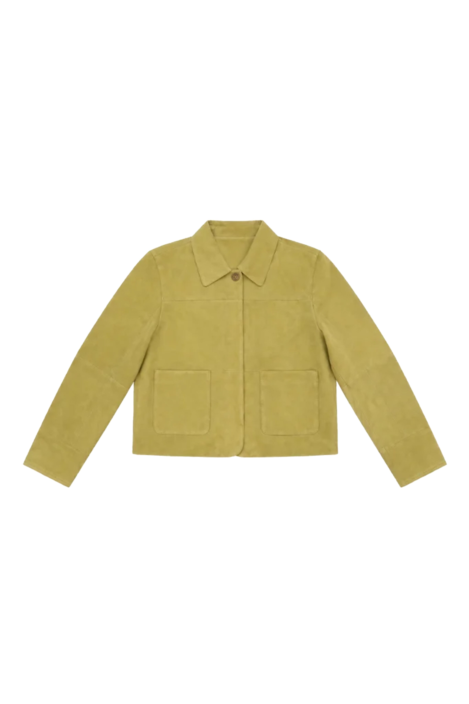 Dames jas groen