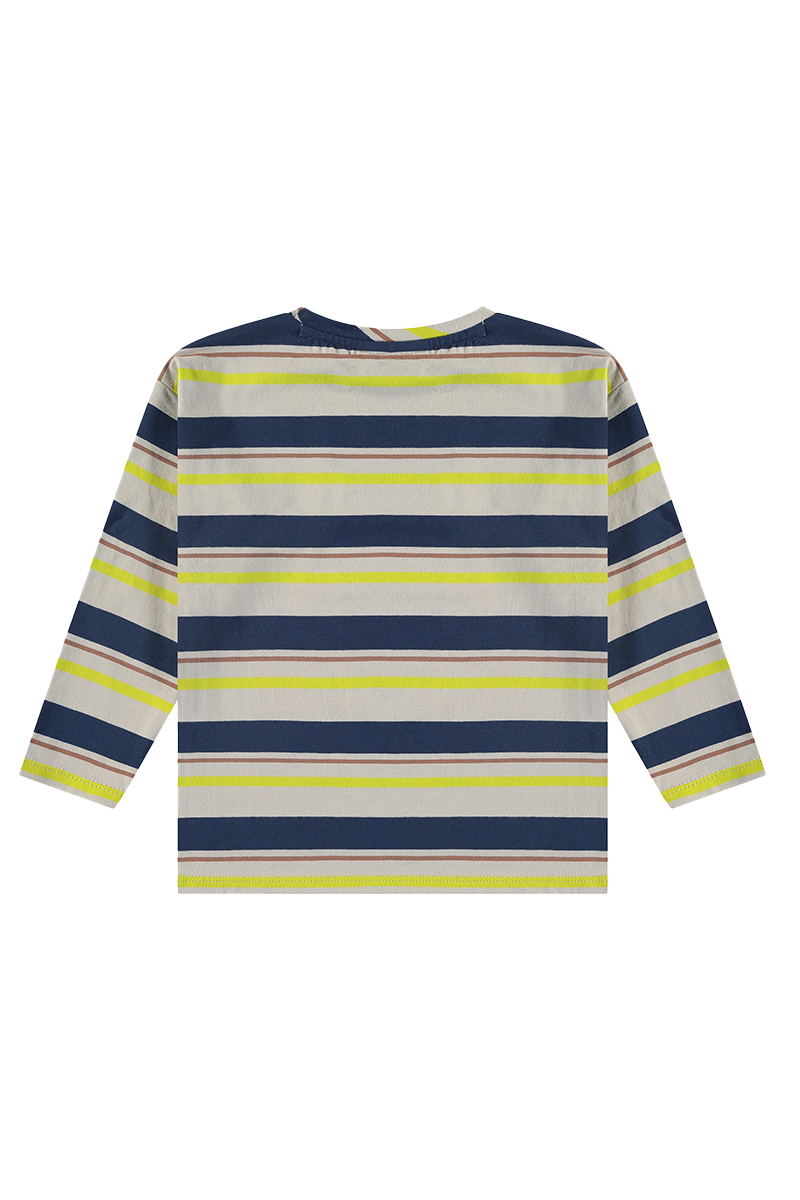 Jongens t-shirt lange mouw bruin