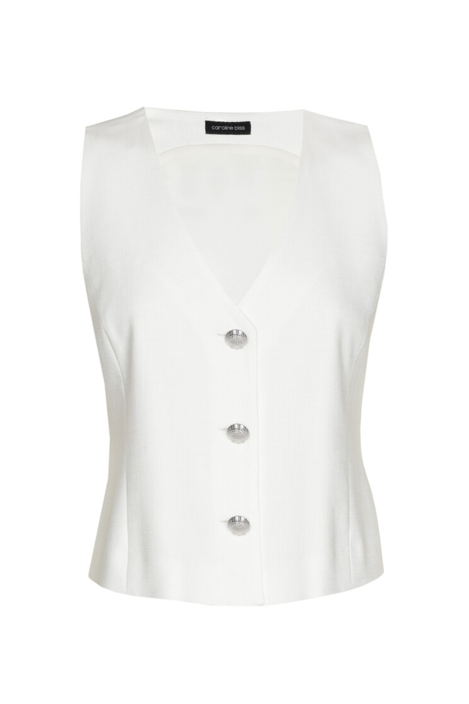 Dames gilet ecru