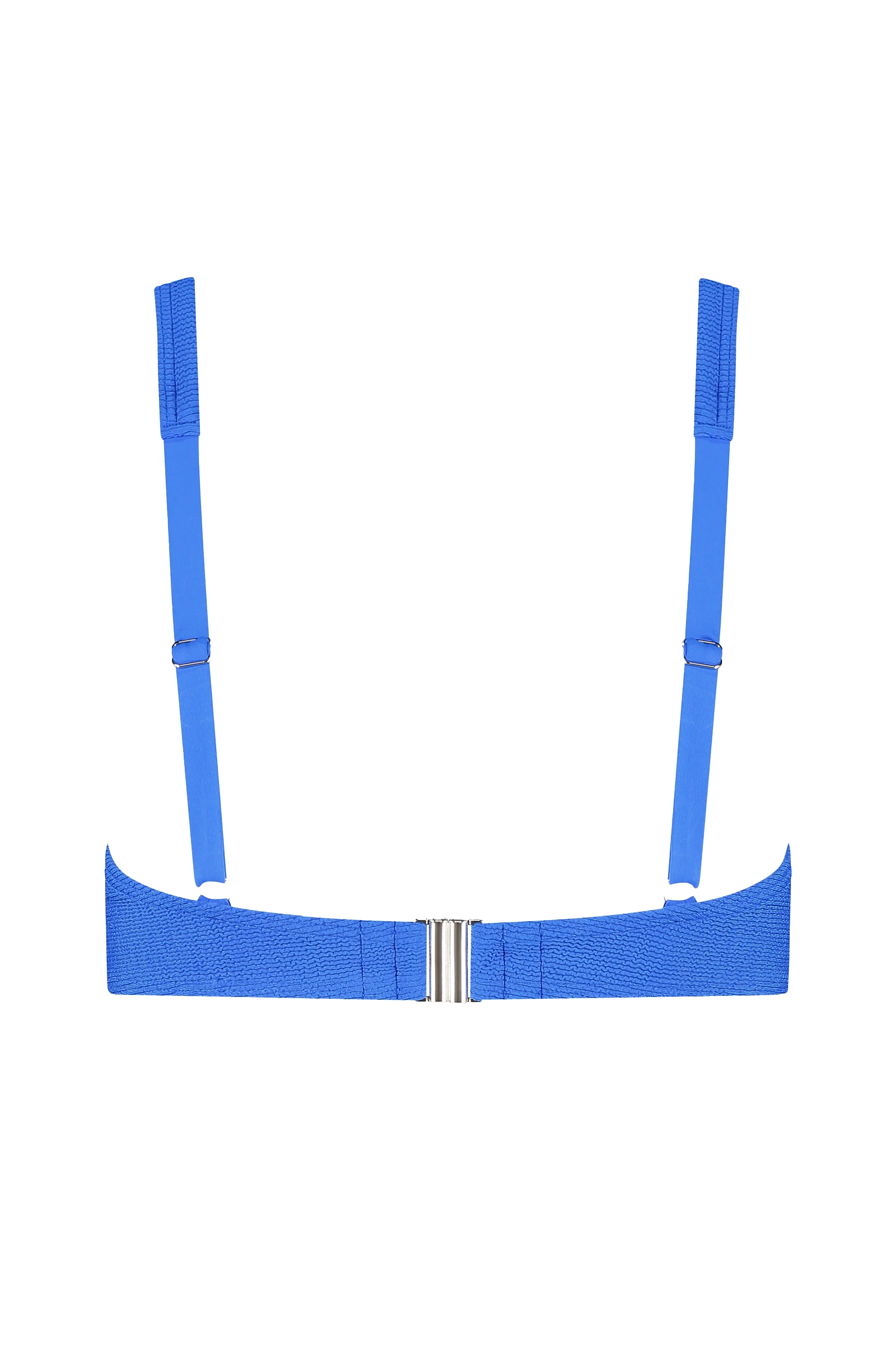 Bad/beach dames bikini top blauw