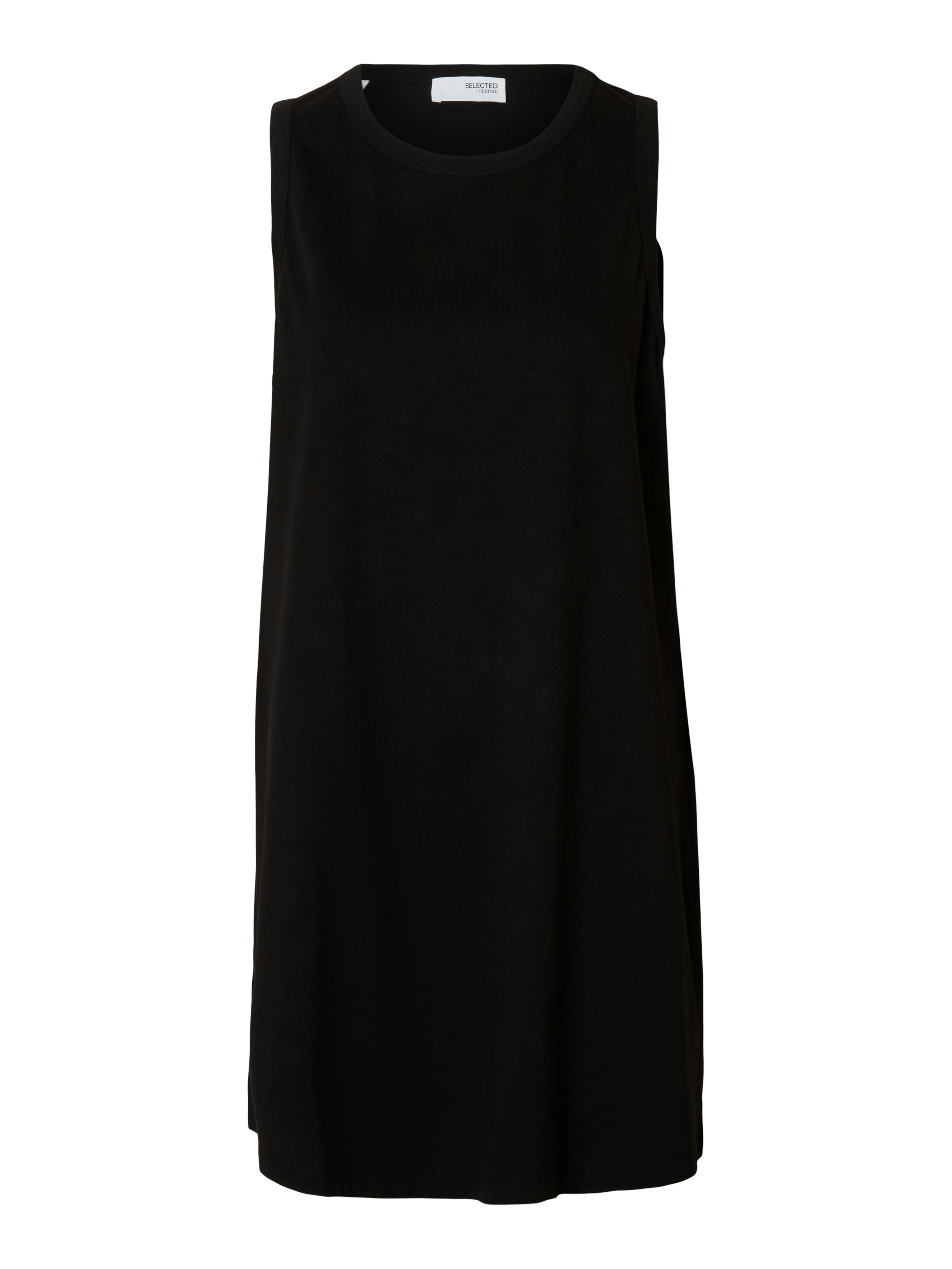 Selected SLFESSENTIAL SL TANK SHORT DRESS NO 179099-Black 1