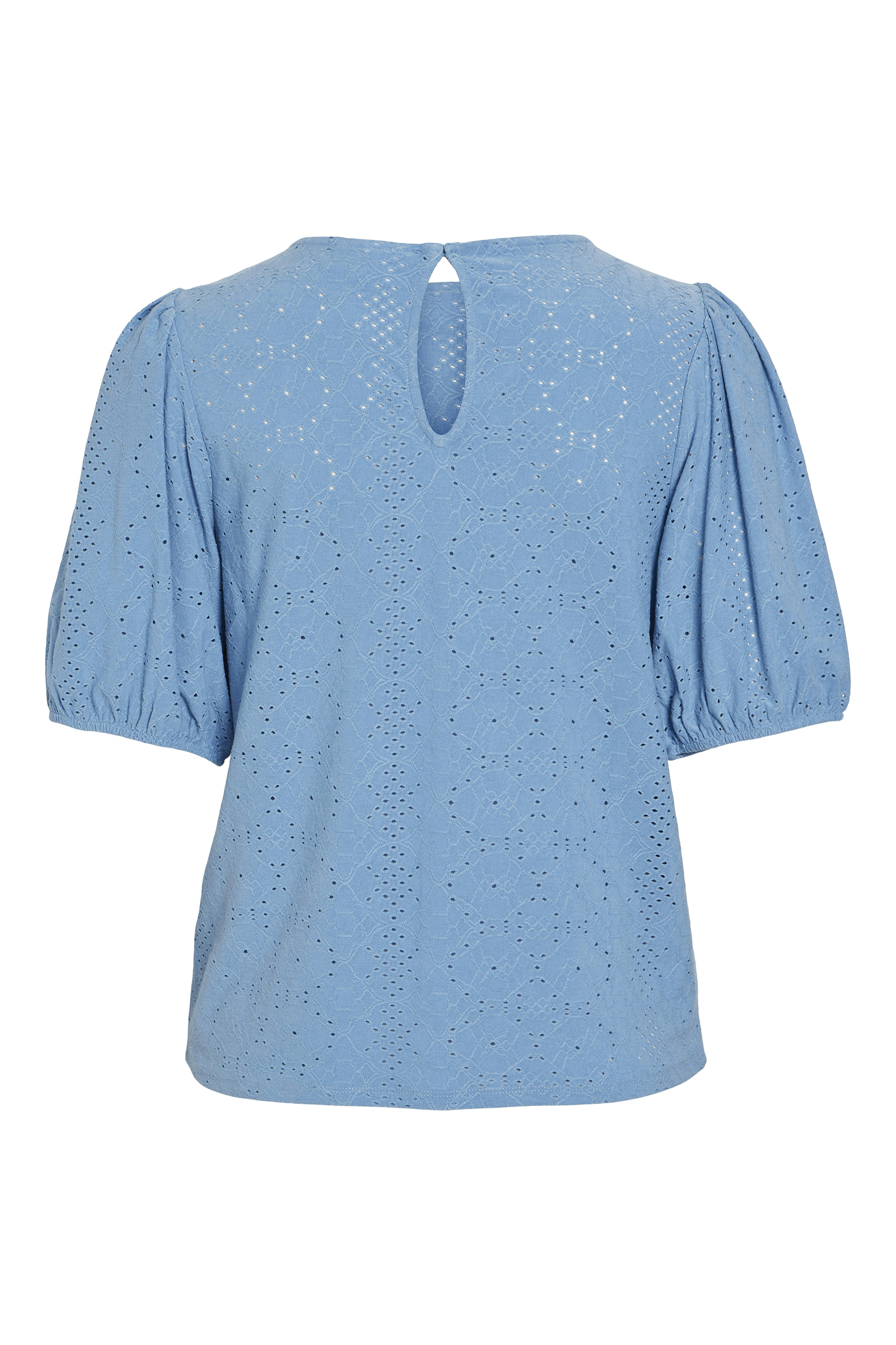 Vila VIKALLY O-NECK 2/4 TOP - NOOS 299660-Blissful Blue 4