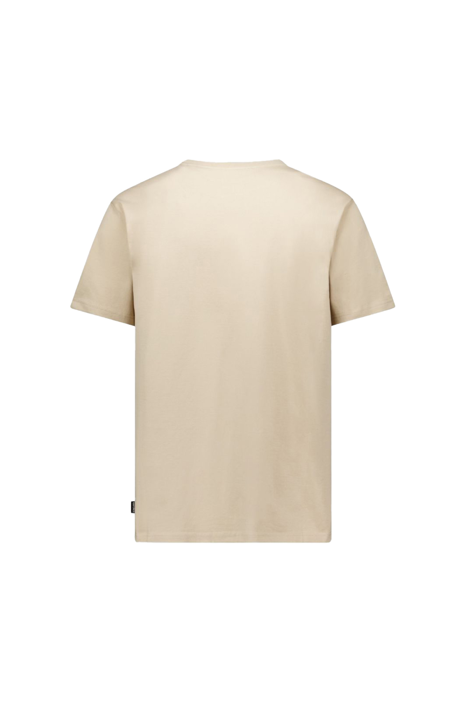 Heren t-shirt kortemouw bruin