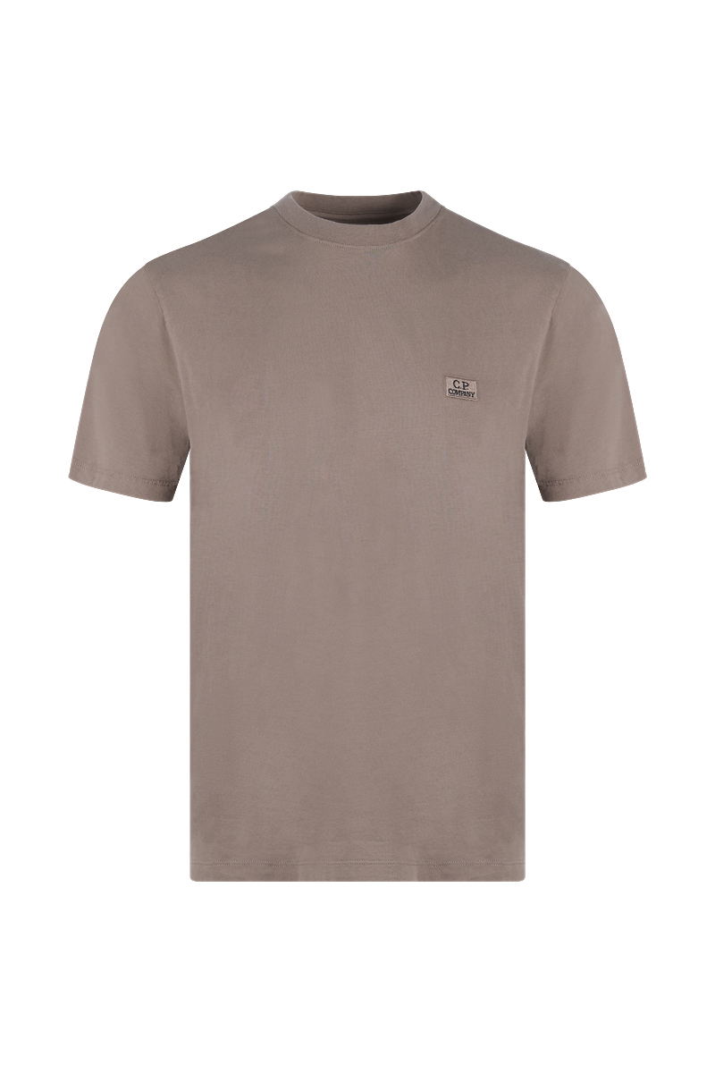 Heren t-shirt kortemouw bruin