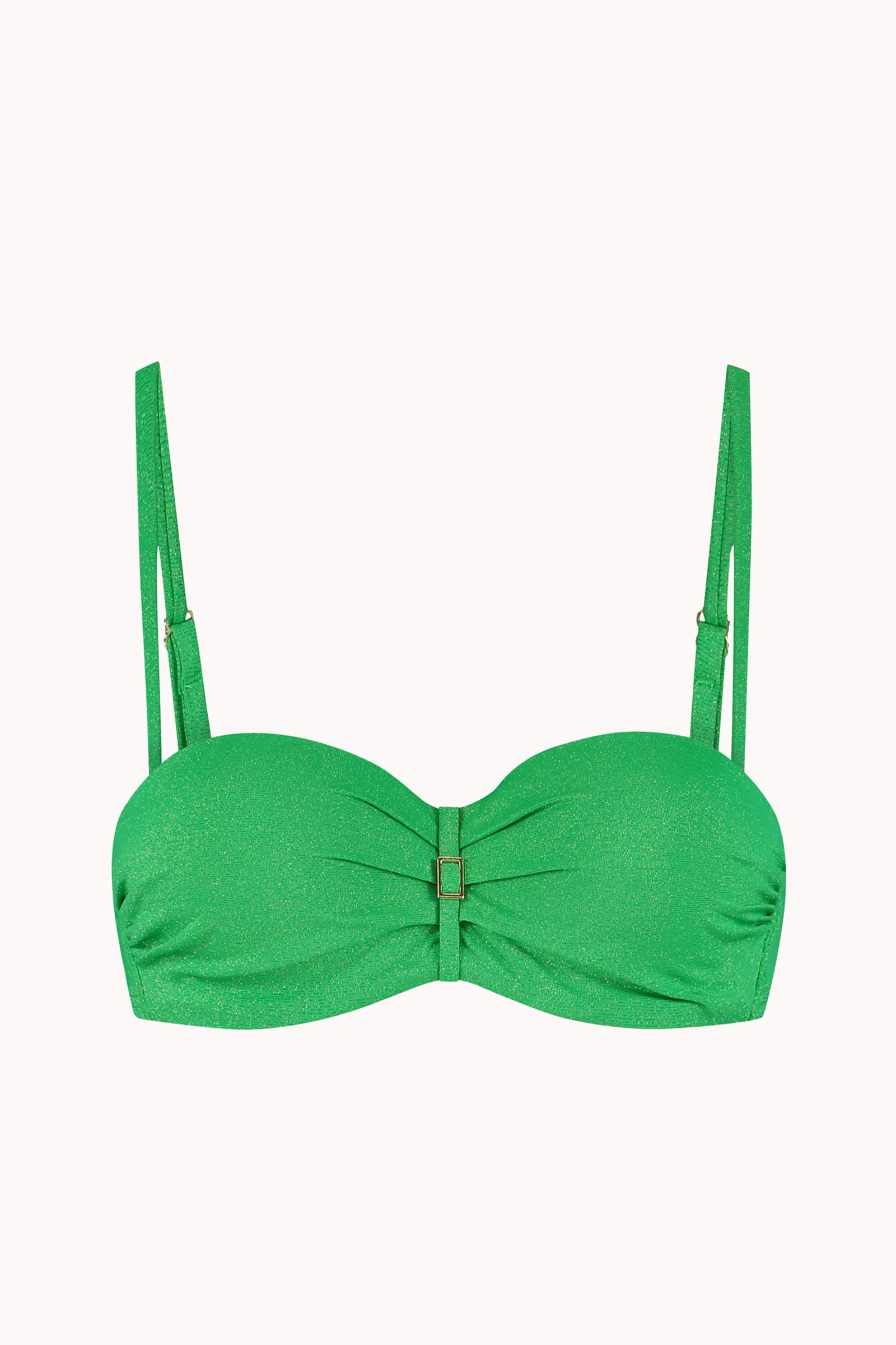 Bad/beach dames bikini top groen