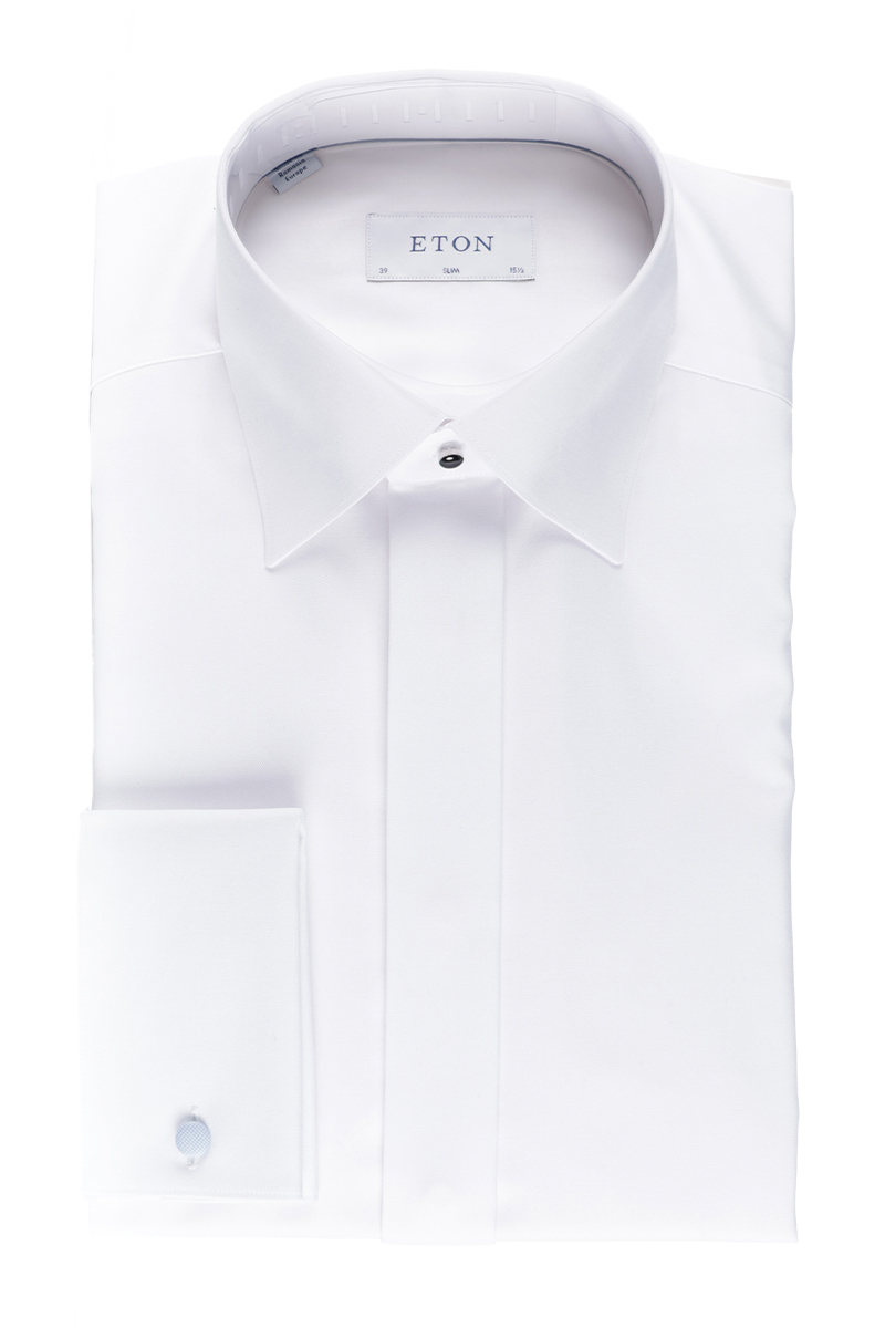 Heren overhemd lm dressual wit