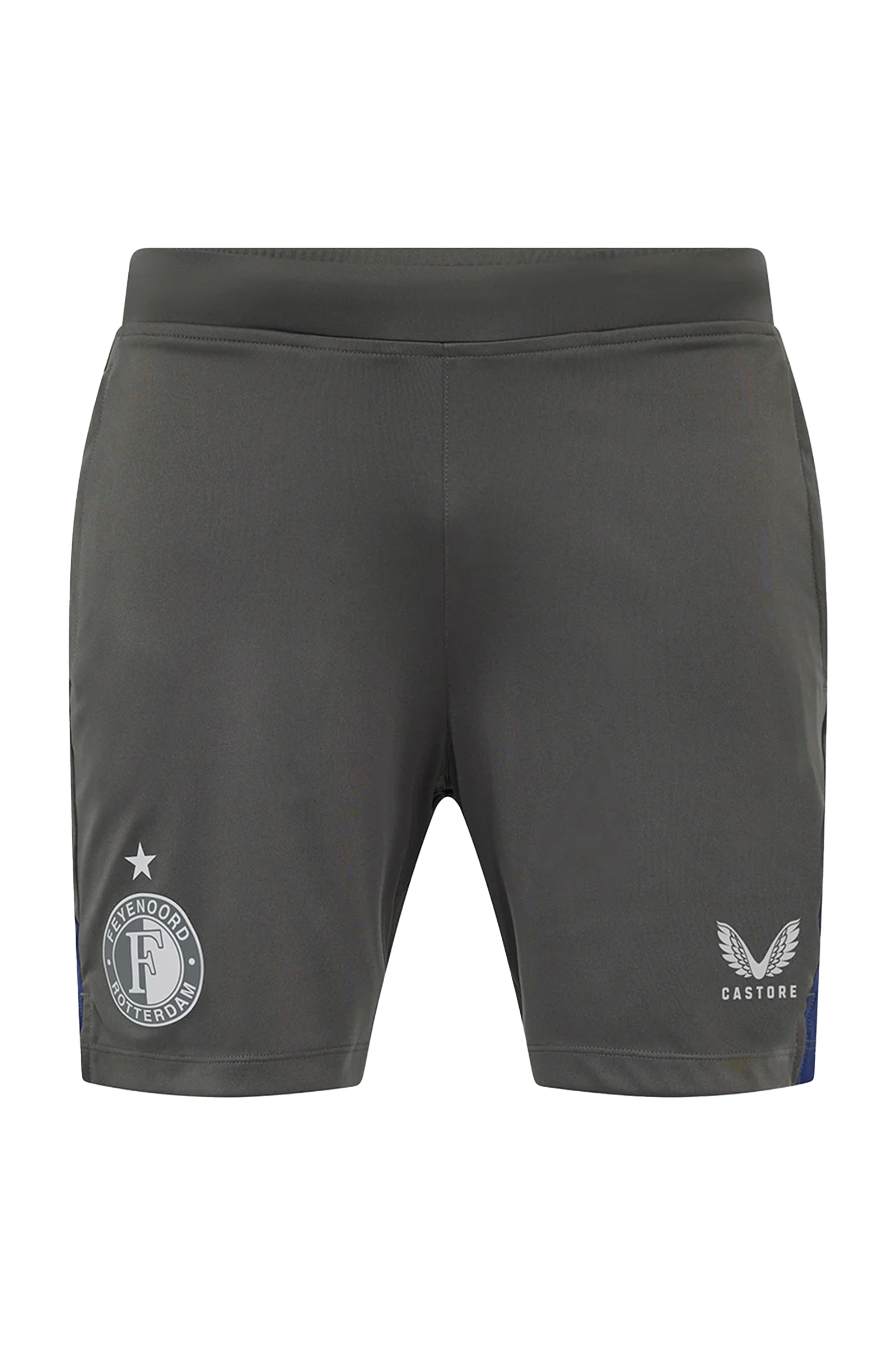 Voetbal heren club short  grijs
