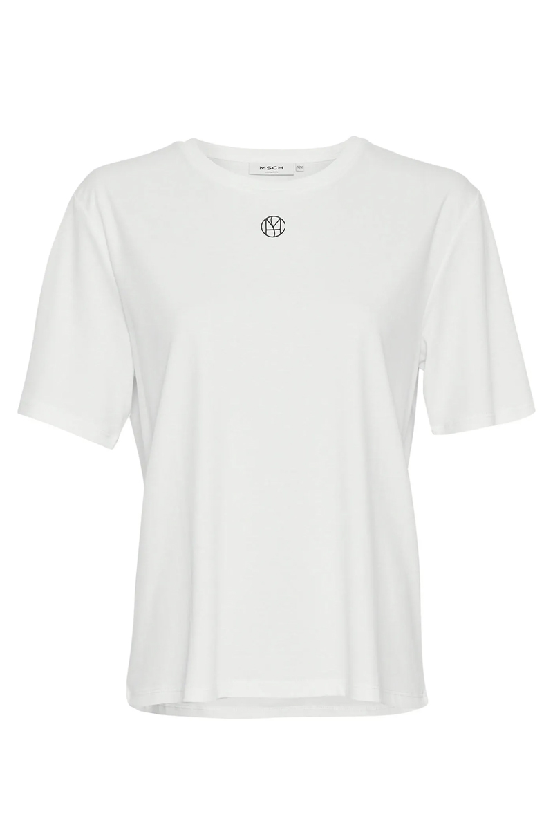 Dames t-shirt korte mouw wit