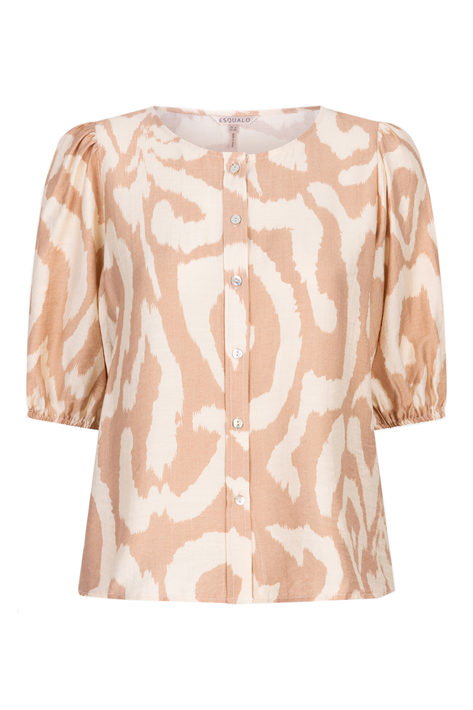 Esqualo Blouse Solar Swing bruin/beige-1 1