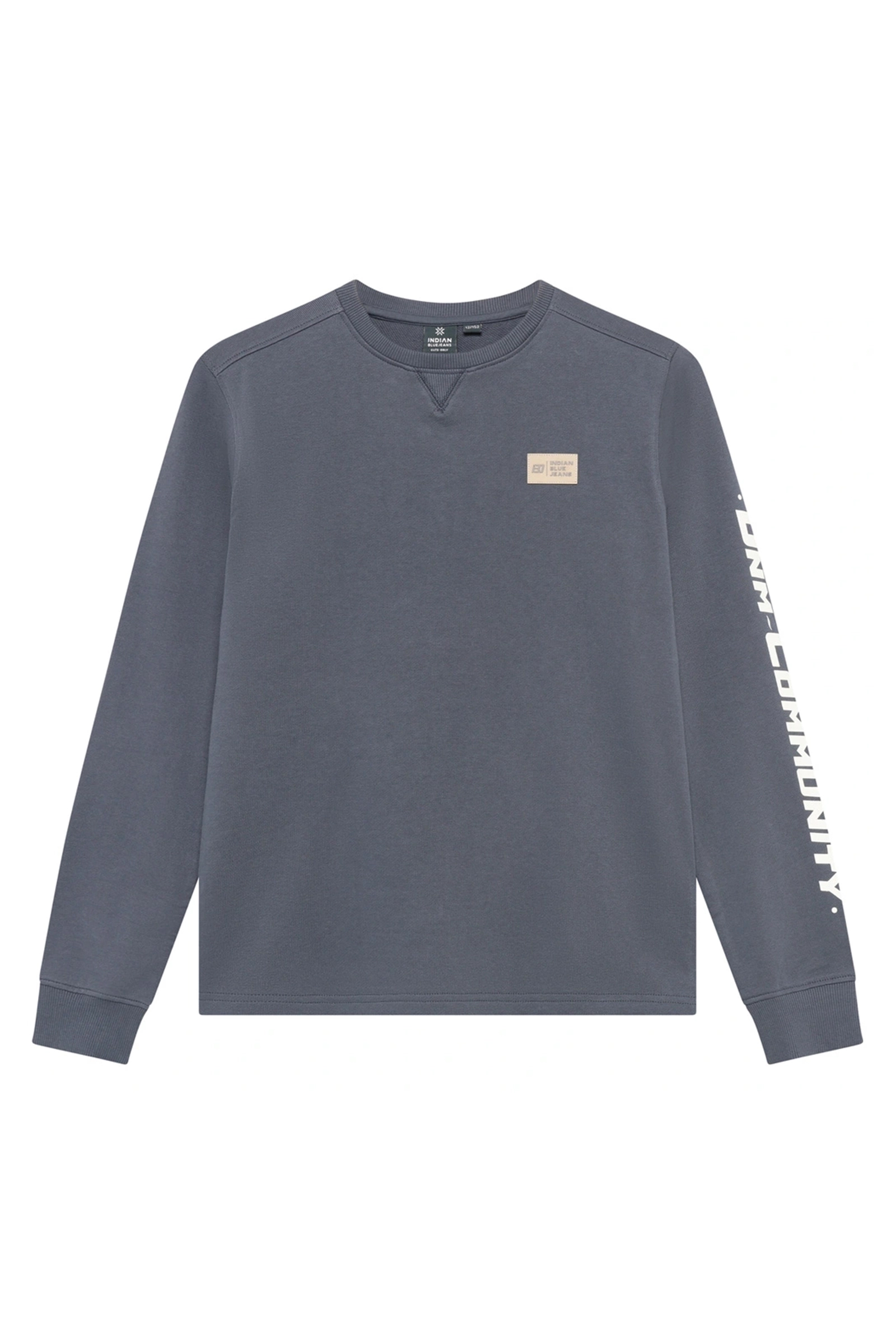 Jongens t-shirt lange mouw grijs