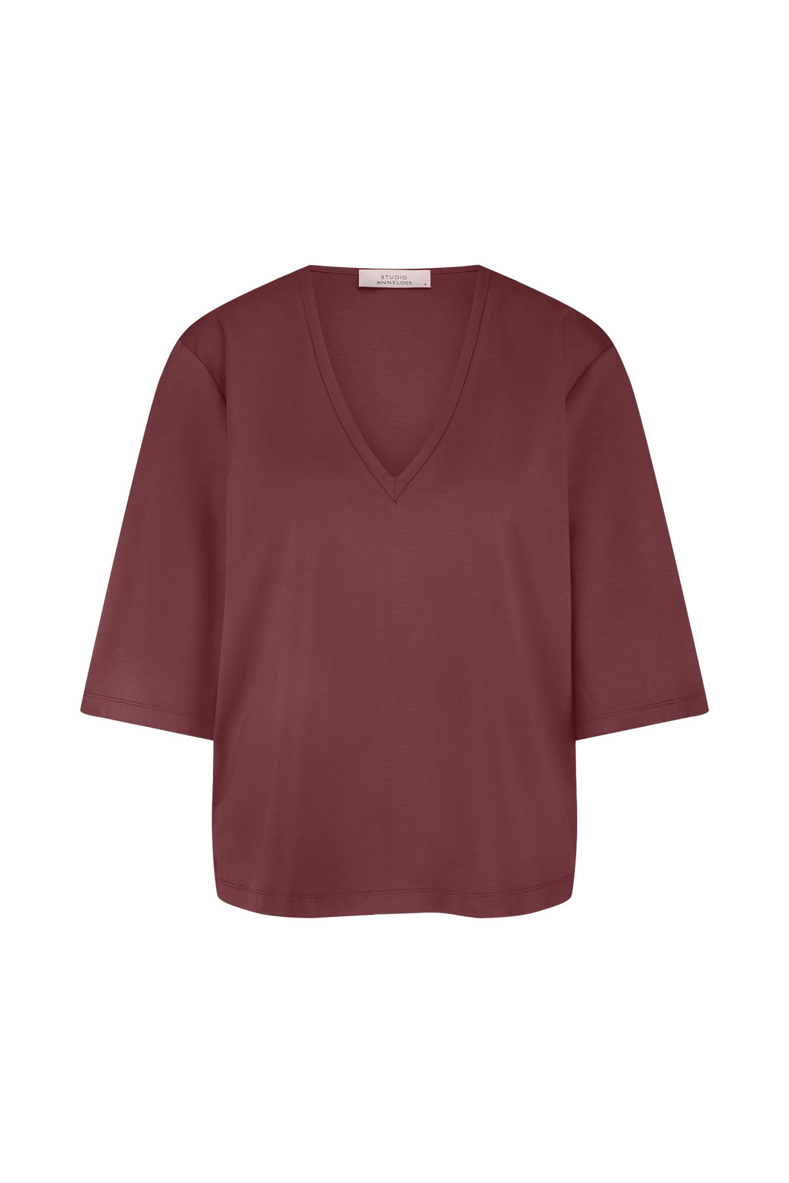 Dames t-shirt korte mouw rood
