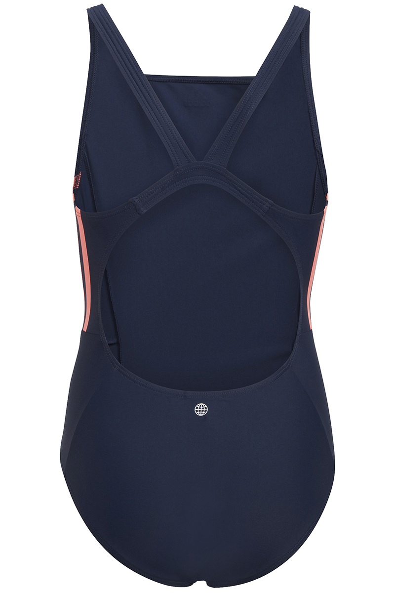 Bad/beach meisjes badpak sport blauw