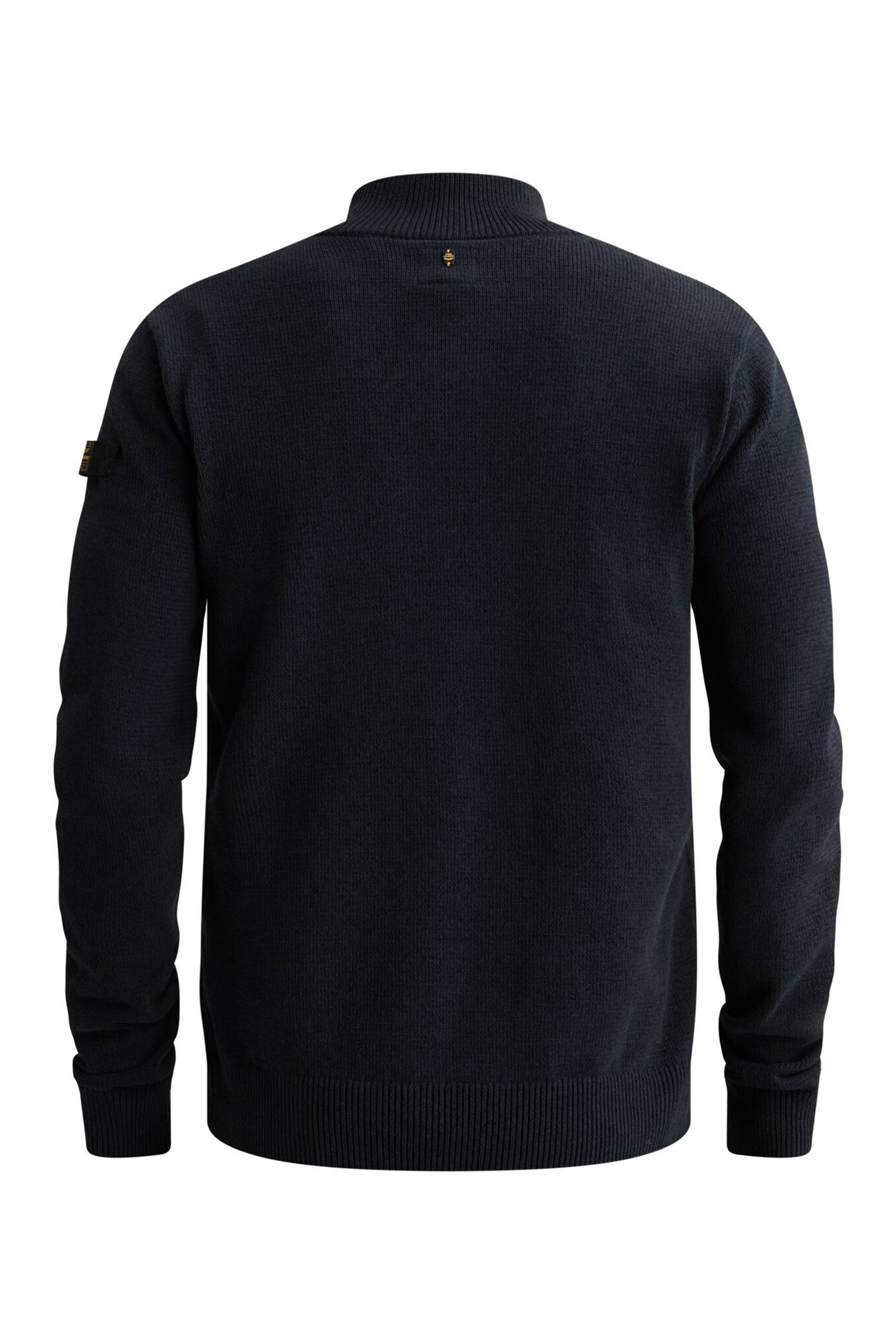 Heren polo korte mouw blauw