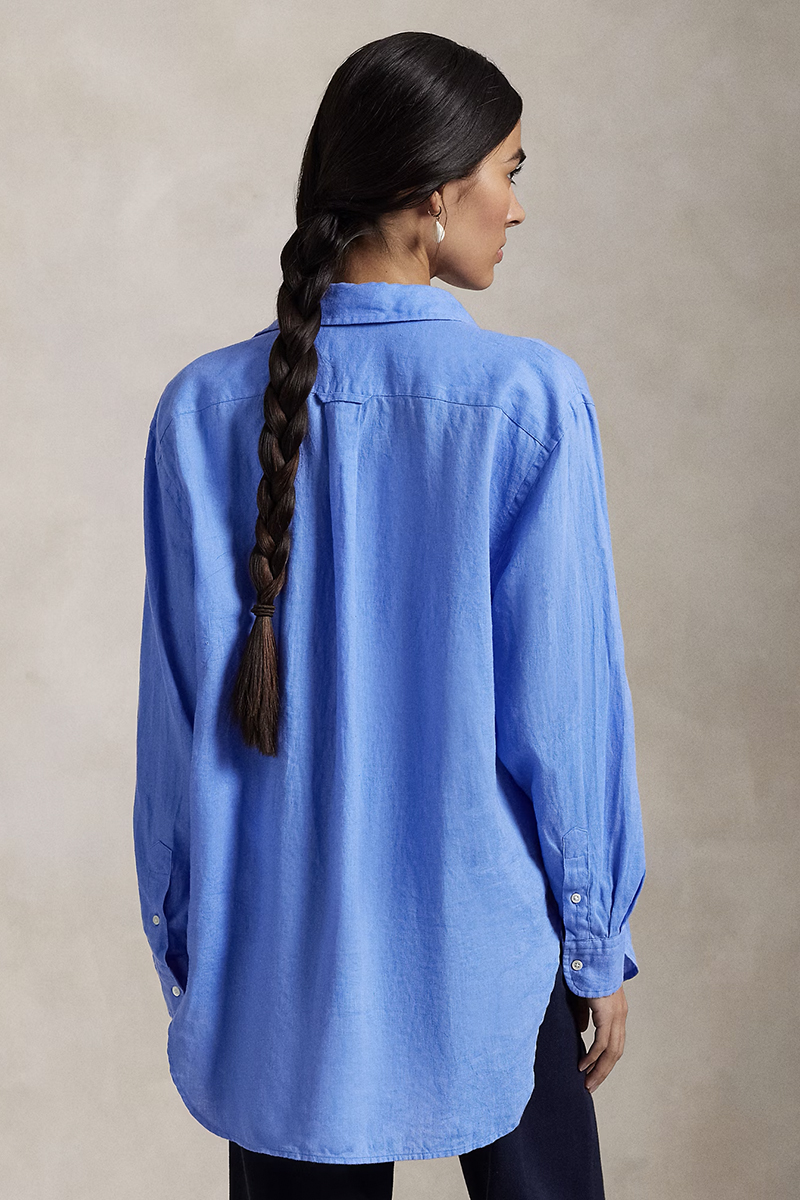 Polo Ralph Lauren CLASSIC LONG SL SHIRT Blauw-1 3