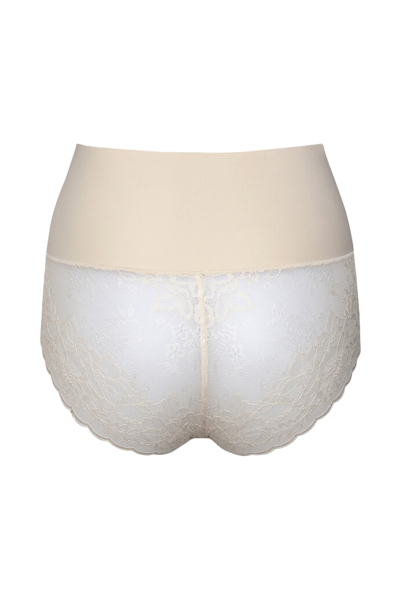 Lingerie dames corrig. slip ecru