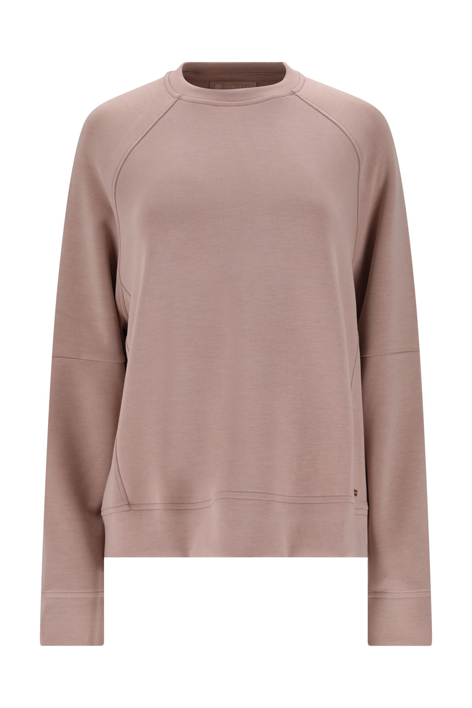 Fitness dames sweater rose