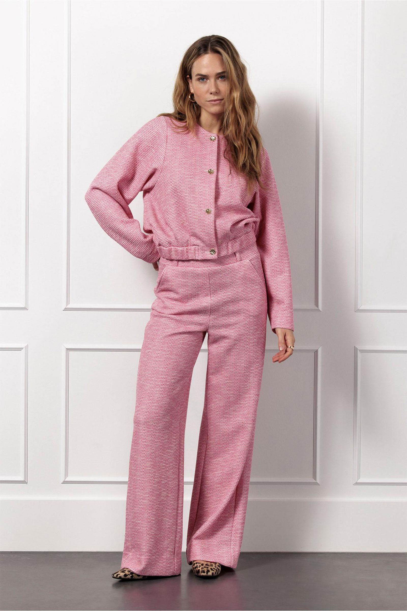 Dames blazer rose