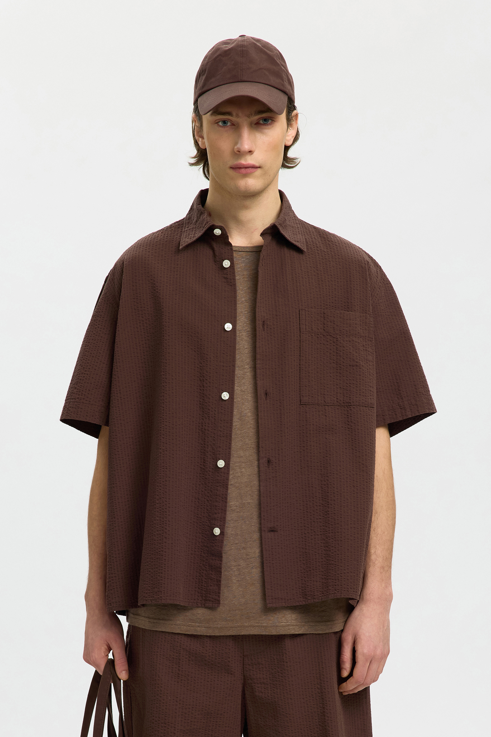 Heren overhemd km casual