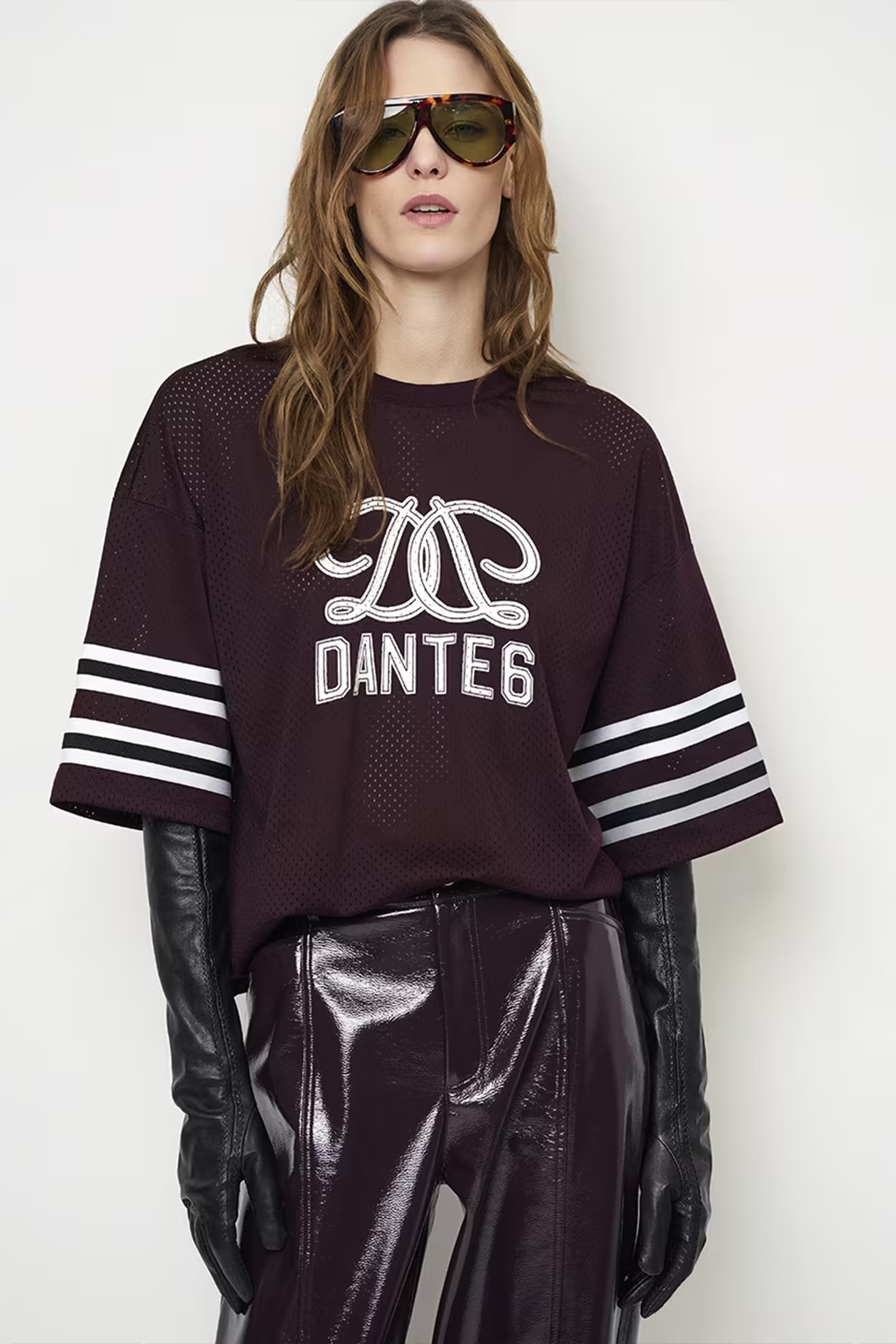 Dames t-shirt korte mouw rood