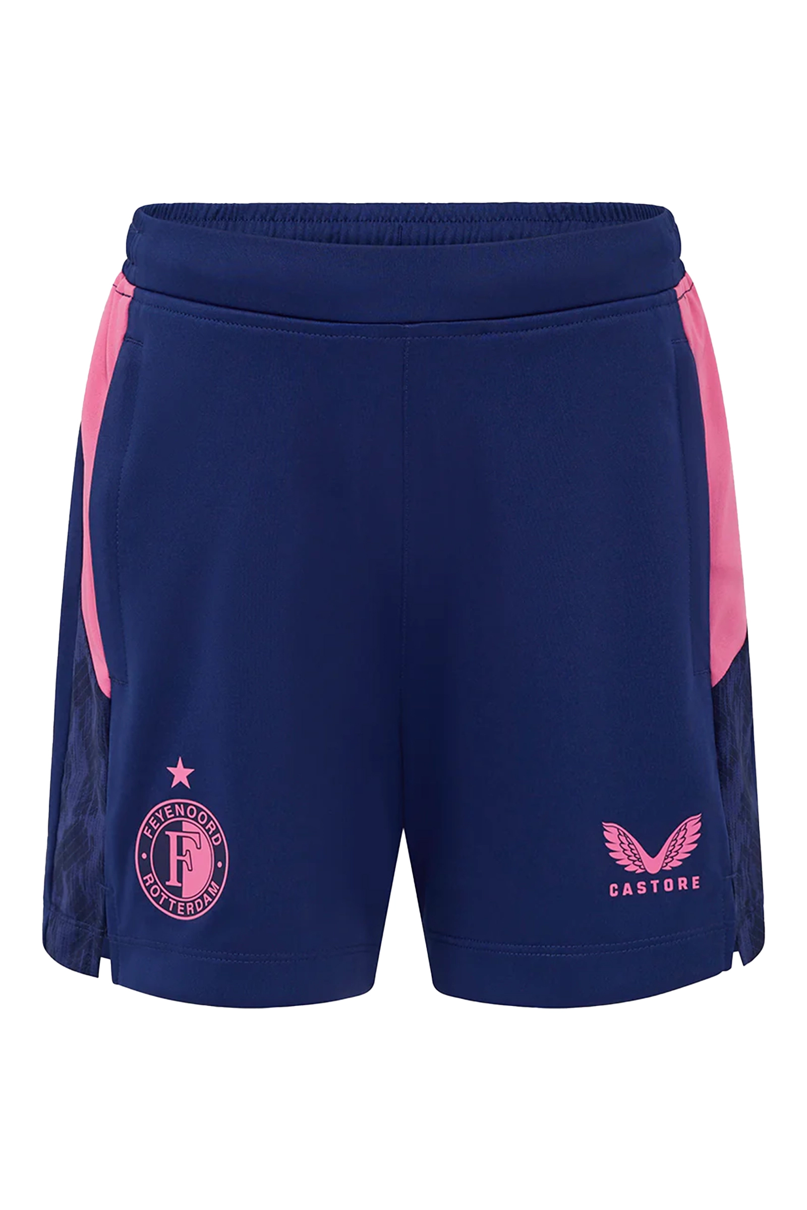 Voetbal jongens short replica blauw