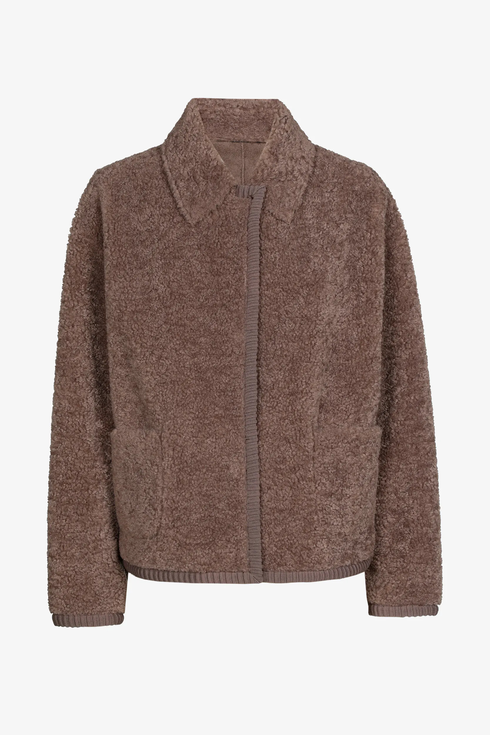 Dames blazer bruin