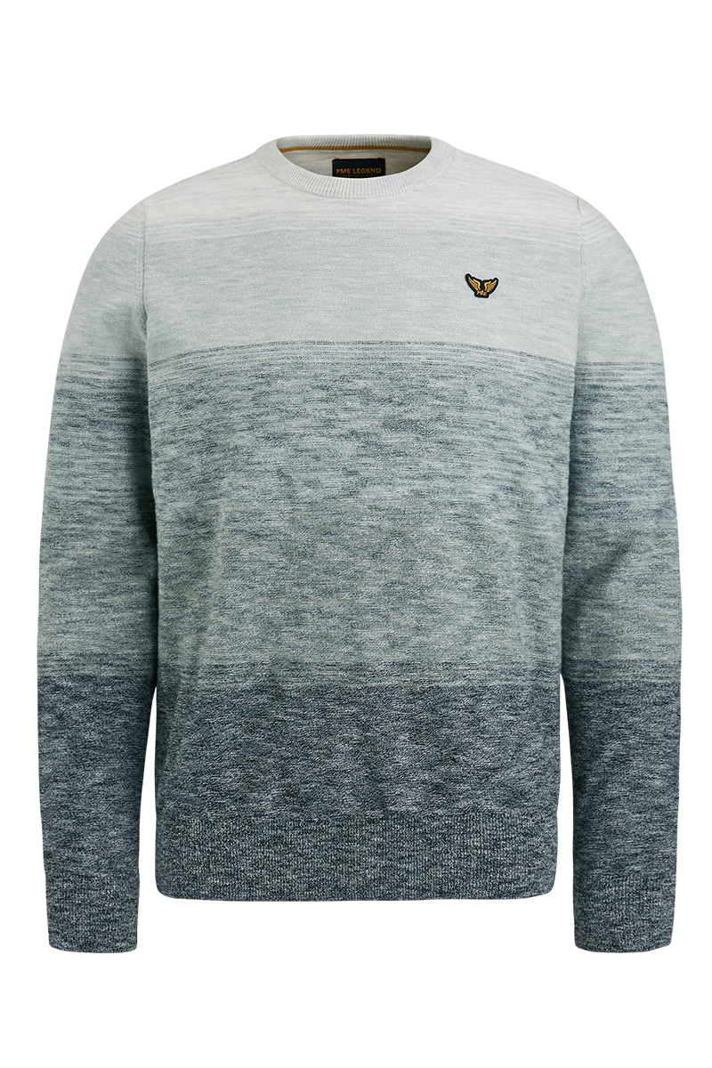 PME Legend R-neck cotton gradient Grijs-1 1