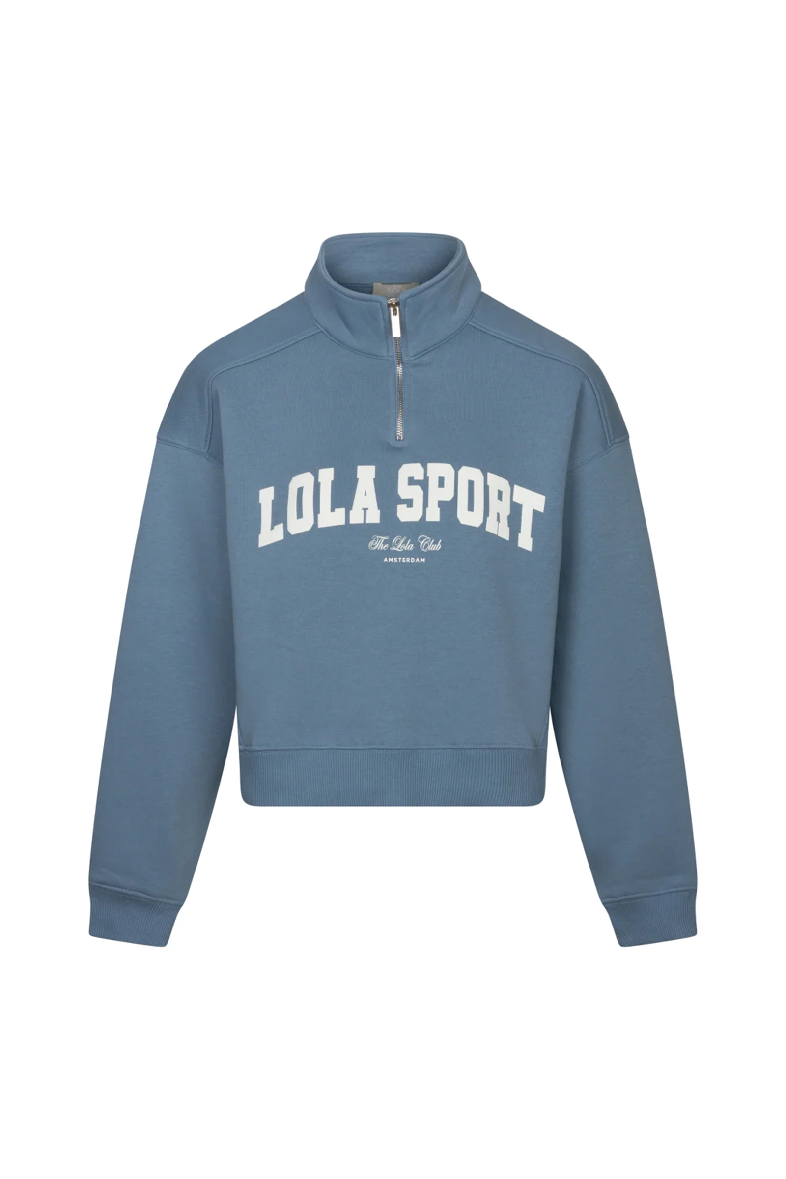 Fitness dames sweater blauw