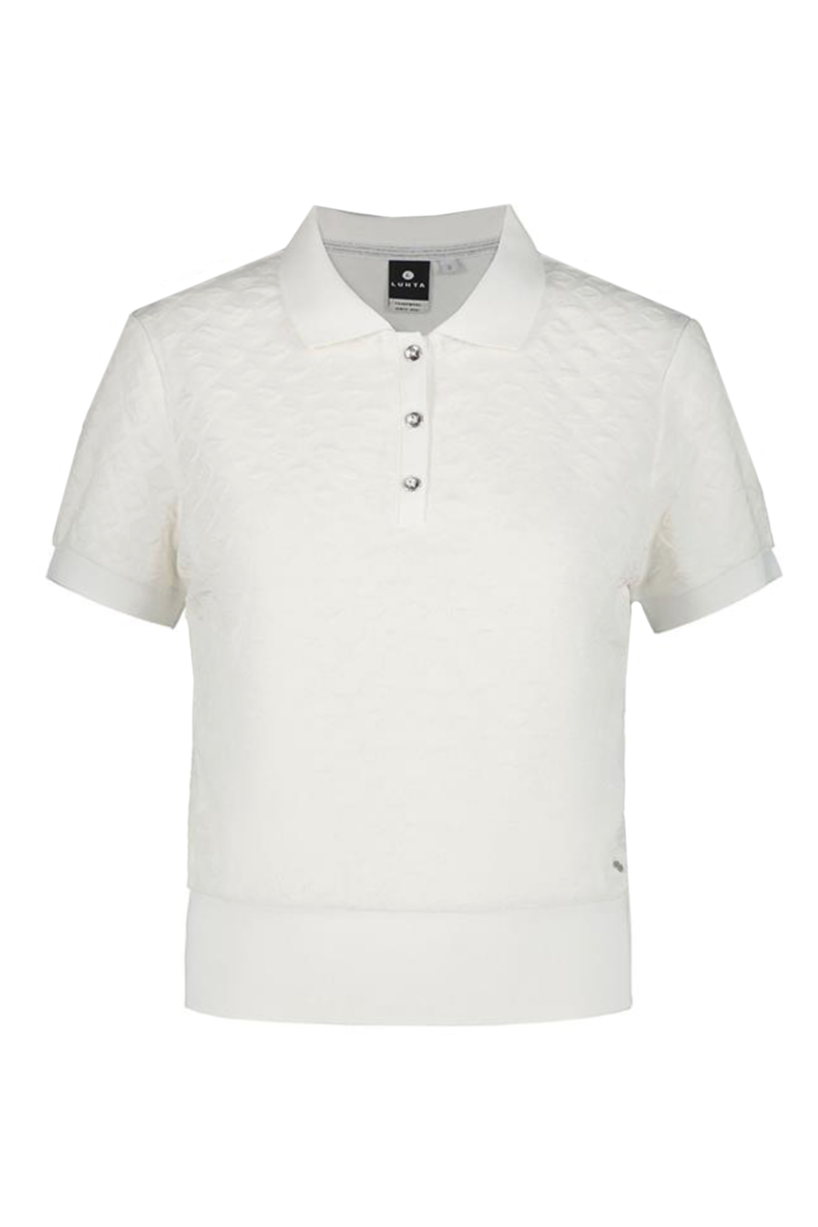 Tennis dames polo wit