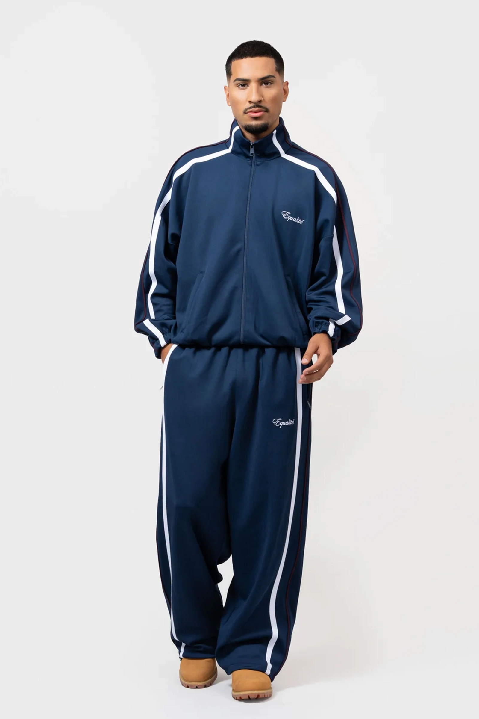 Heren vest blauw