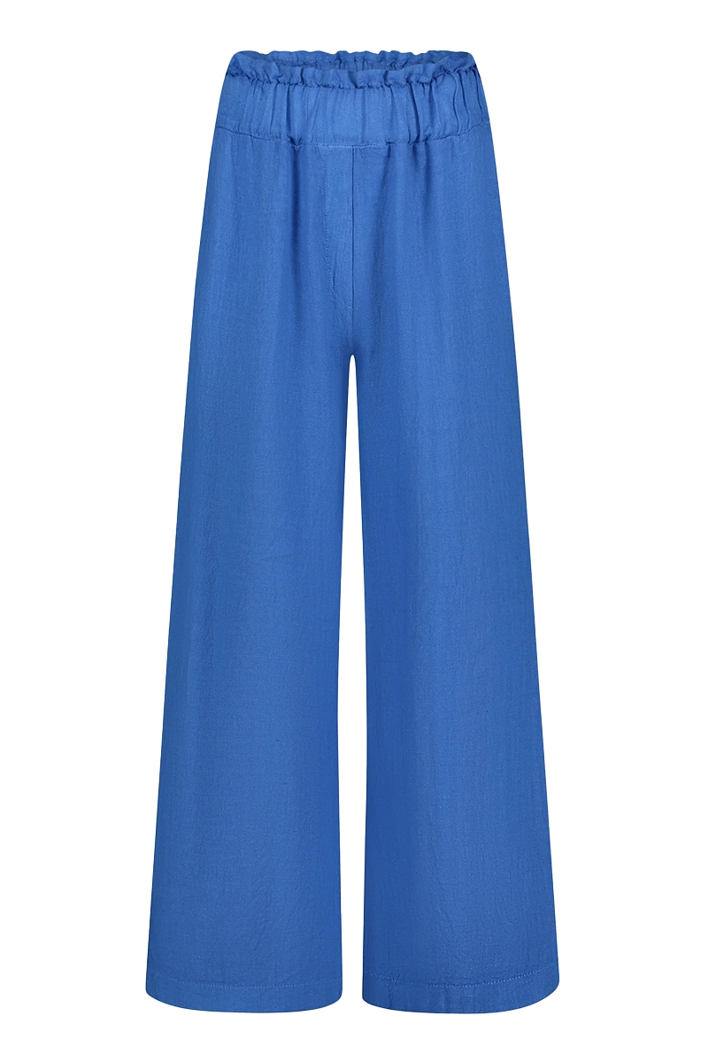 Dames broek blauw