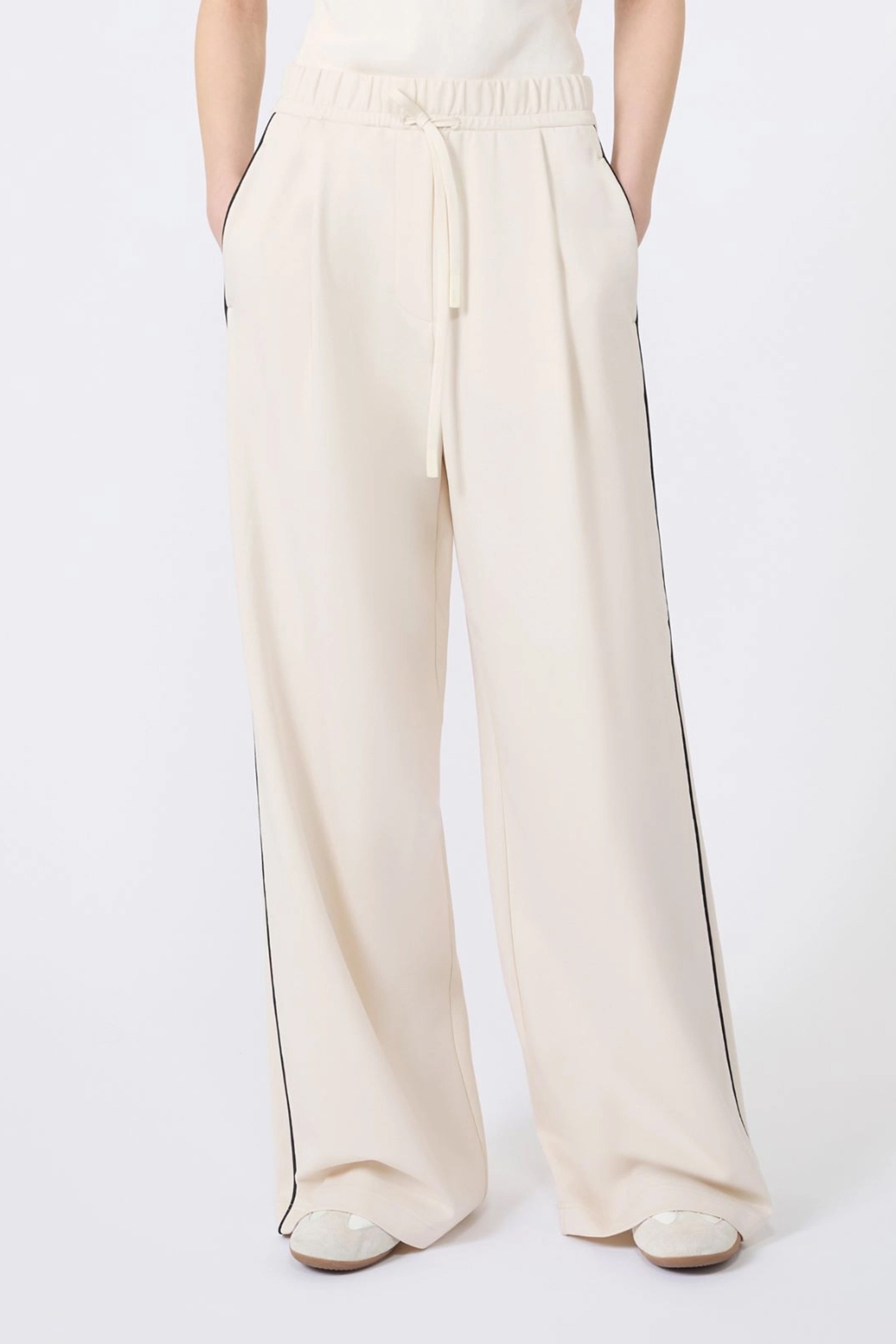 Dames broek ecru