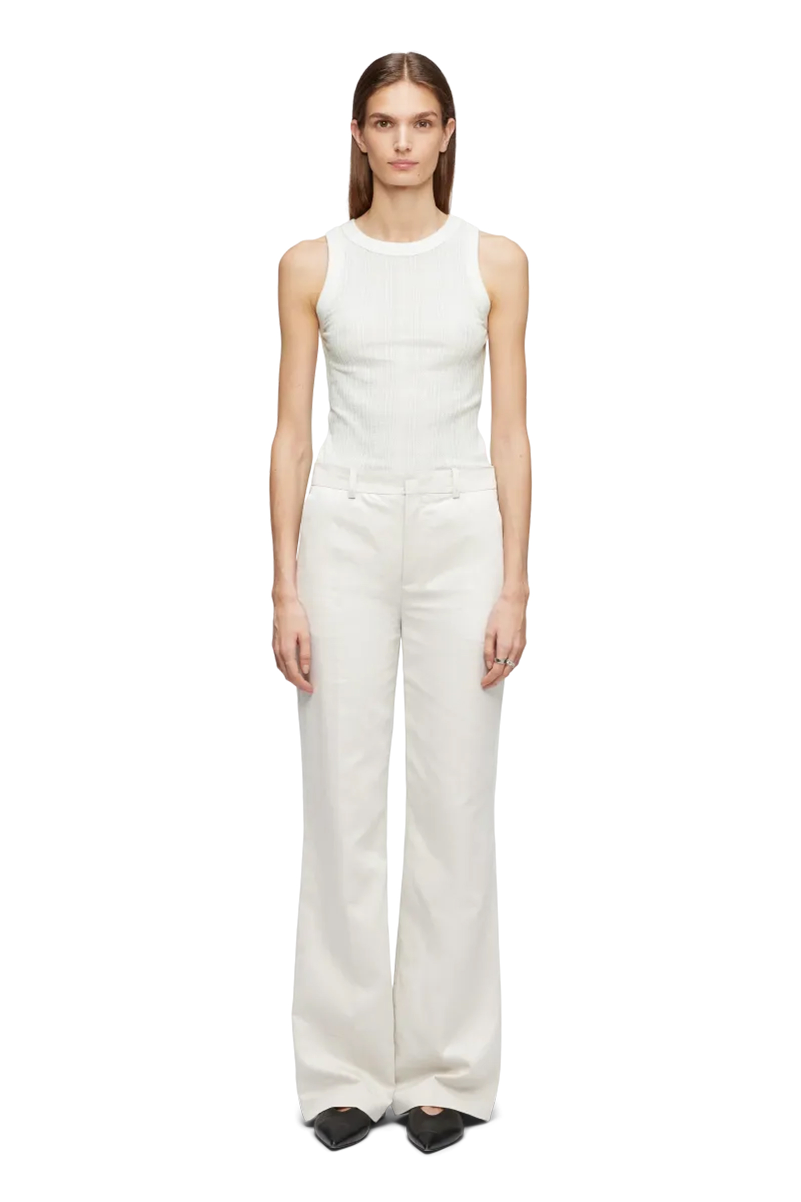 Dames broek ecru