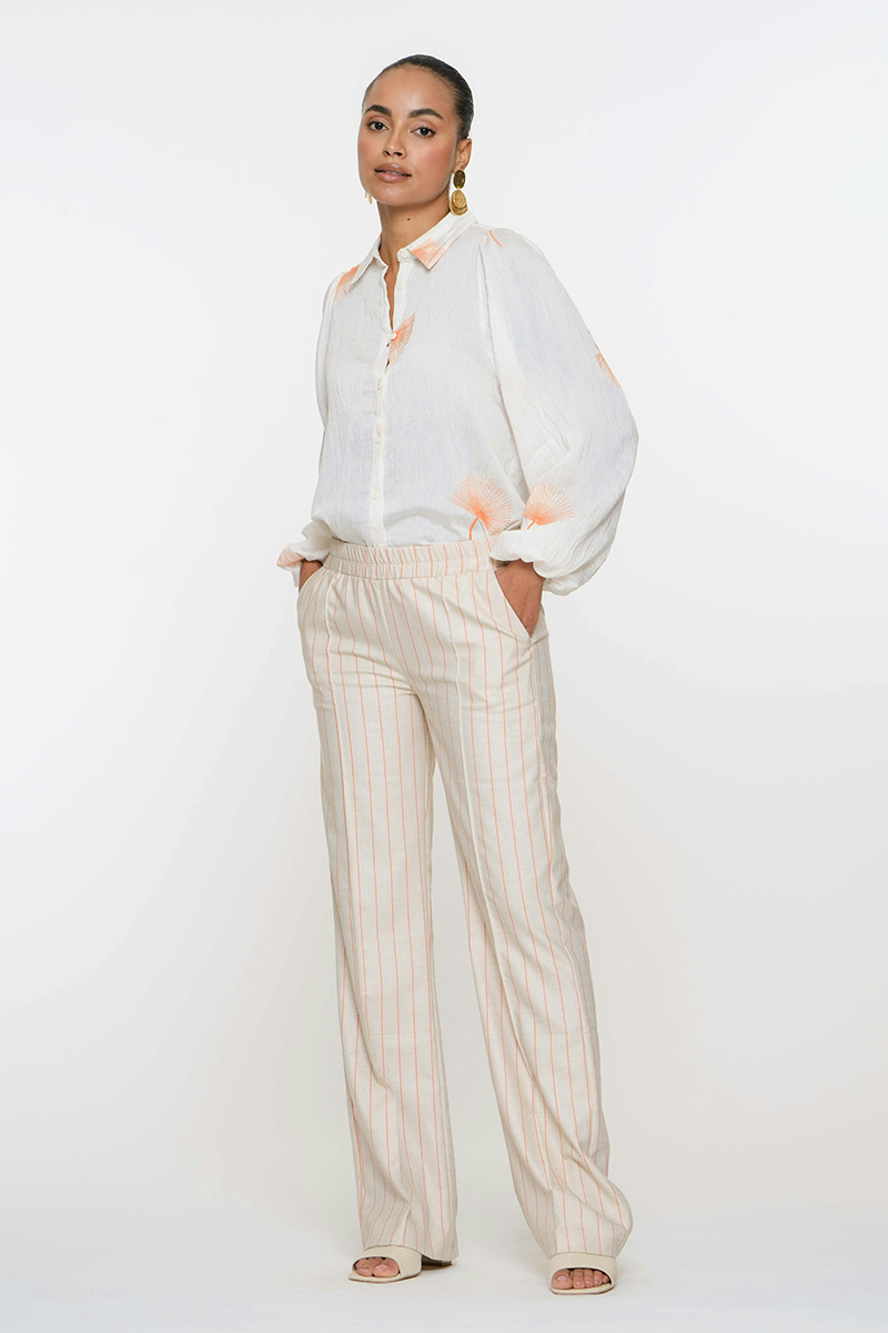 Dames broek bruin