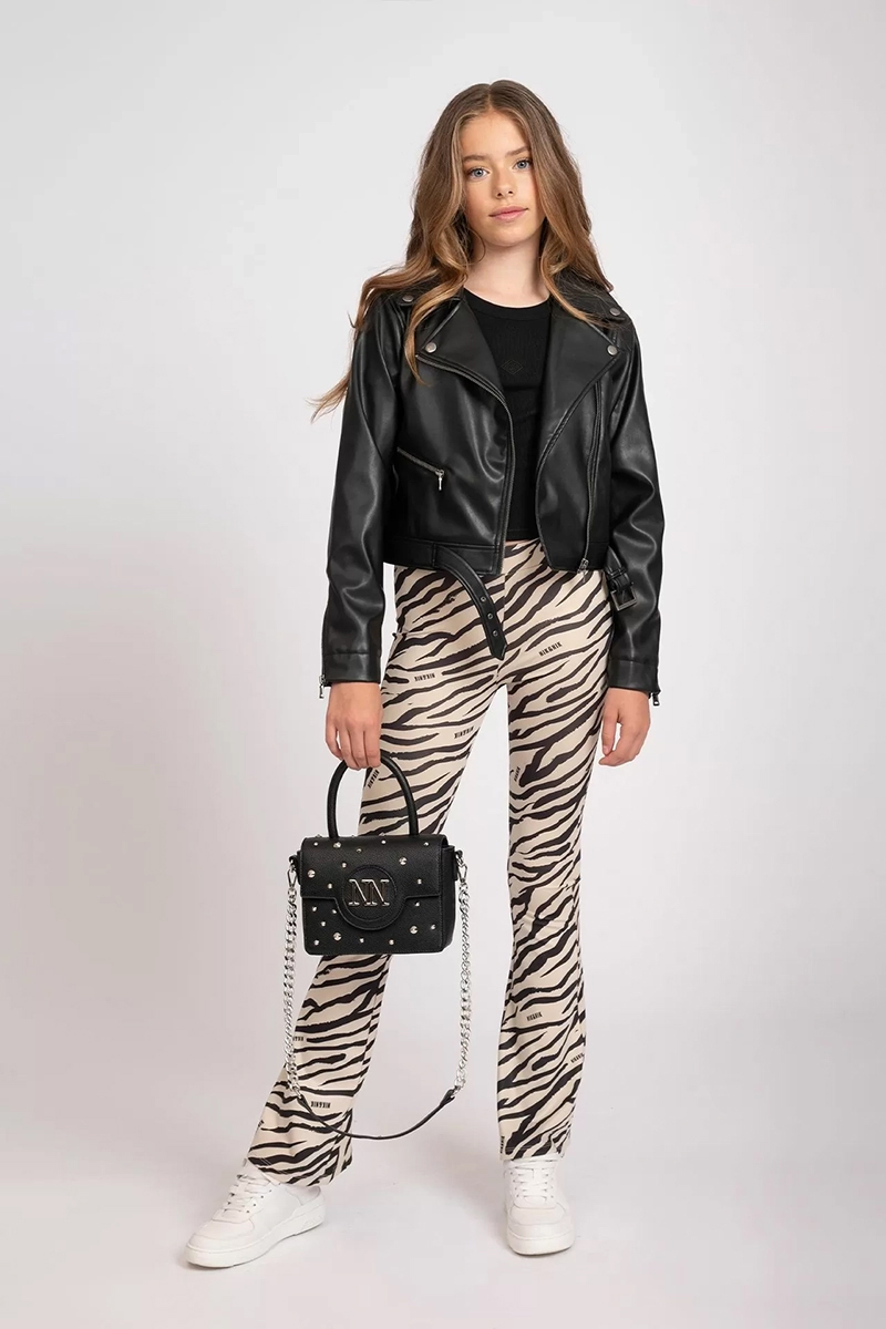 Meisjes legging grijs