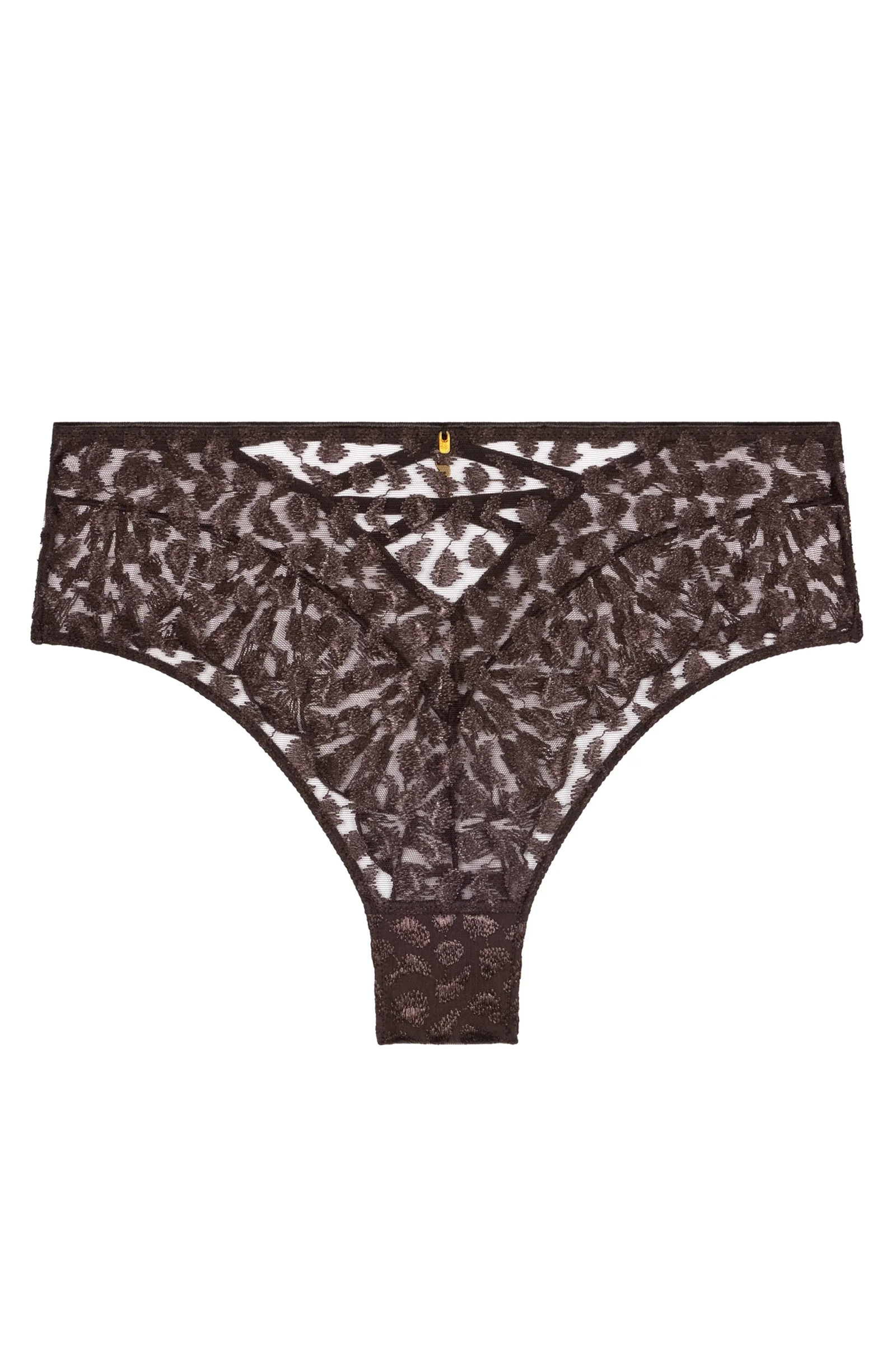 Lingerie dames slip bruin