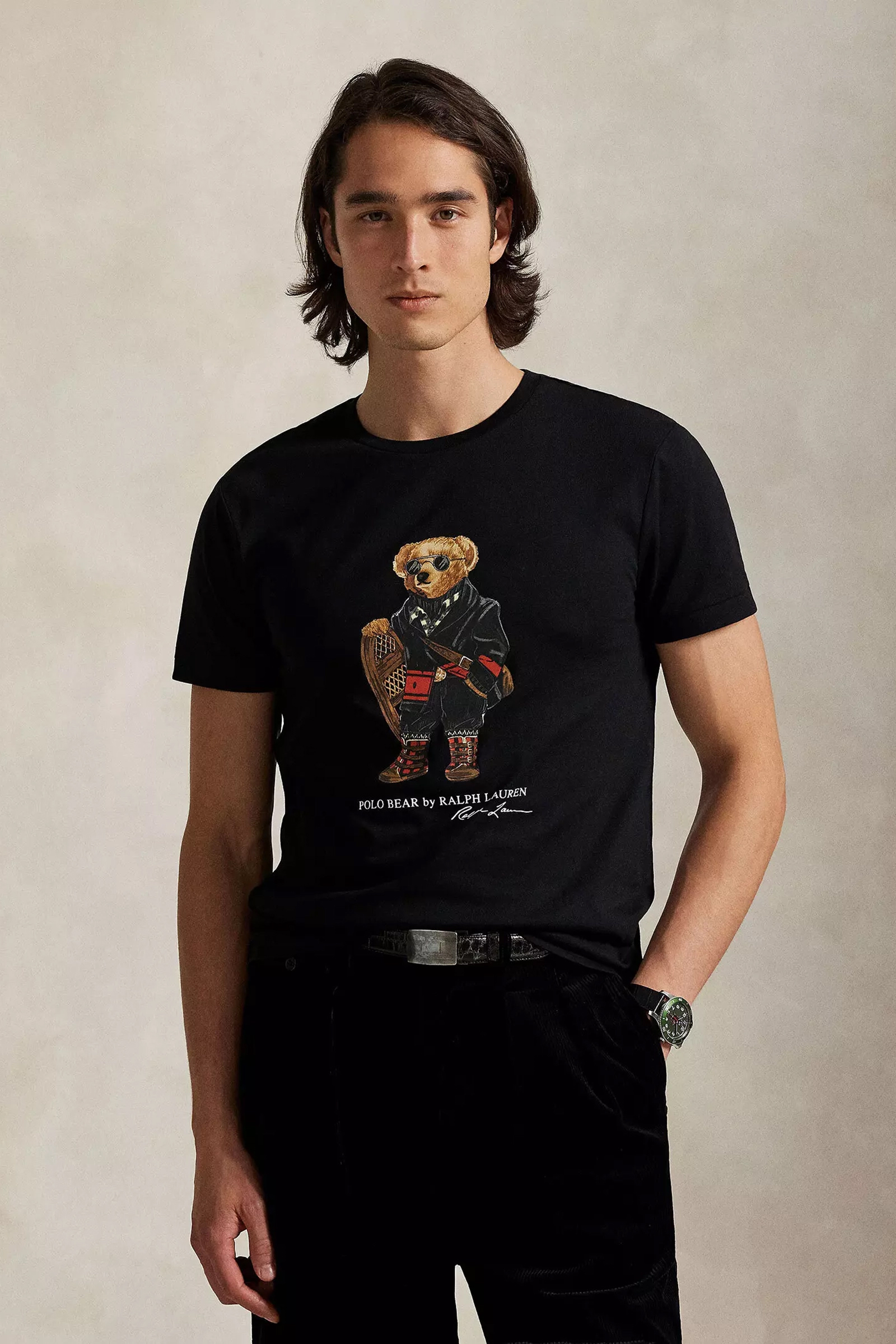 Heren t-shirt kortemouw zwart