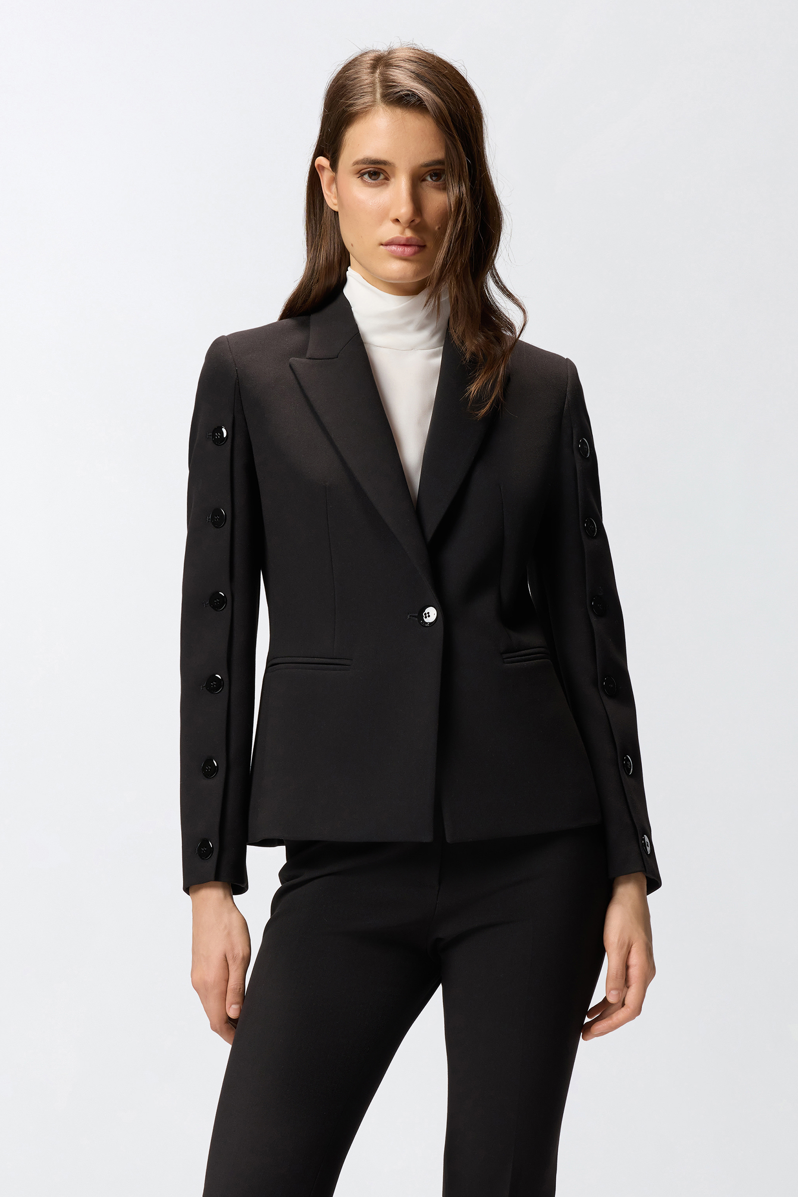 Dames blazer zwart