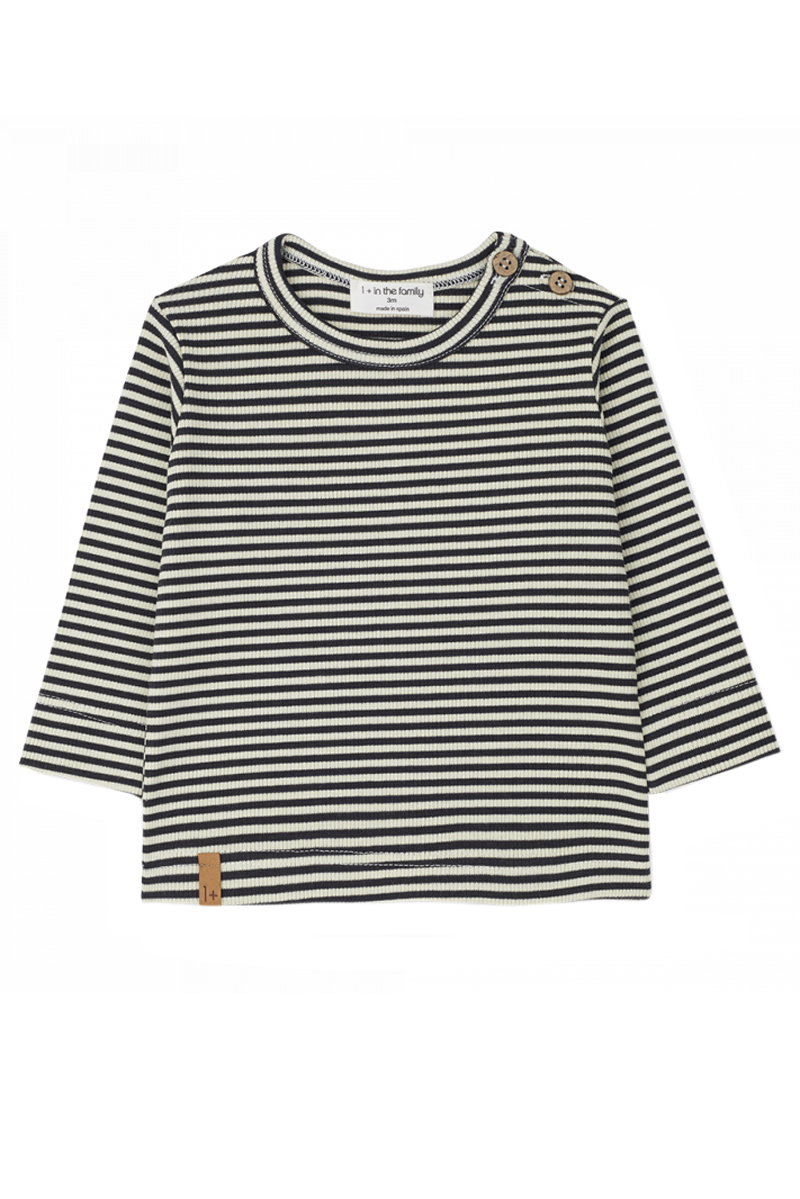 Baby t-shirt lange mouw grijs
