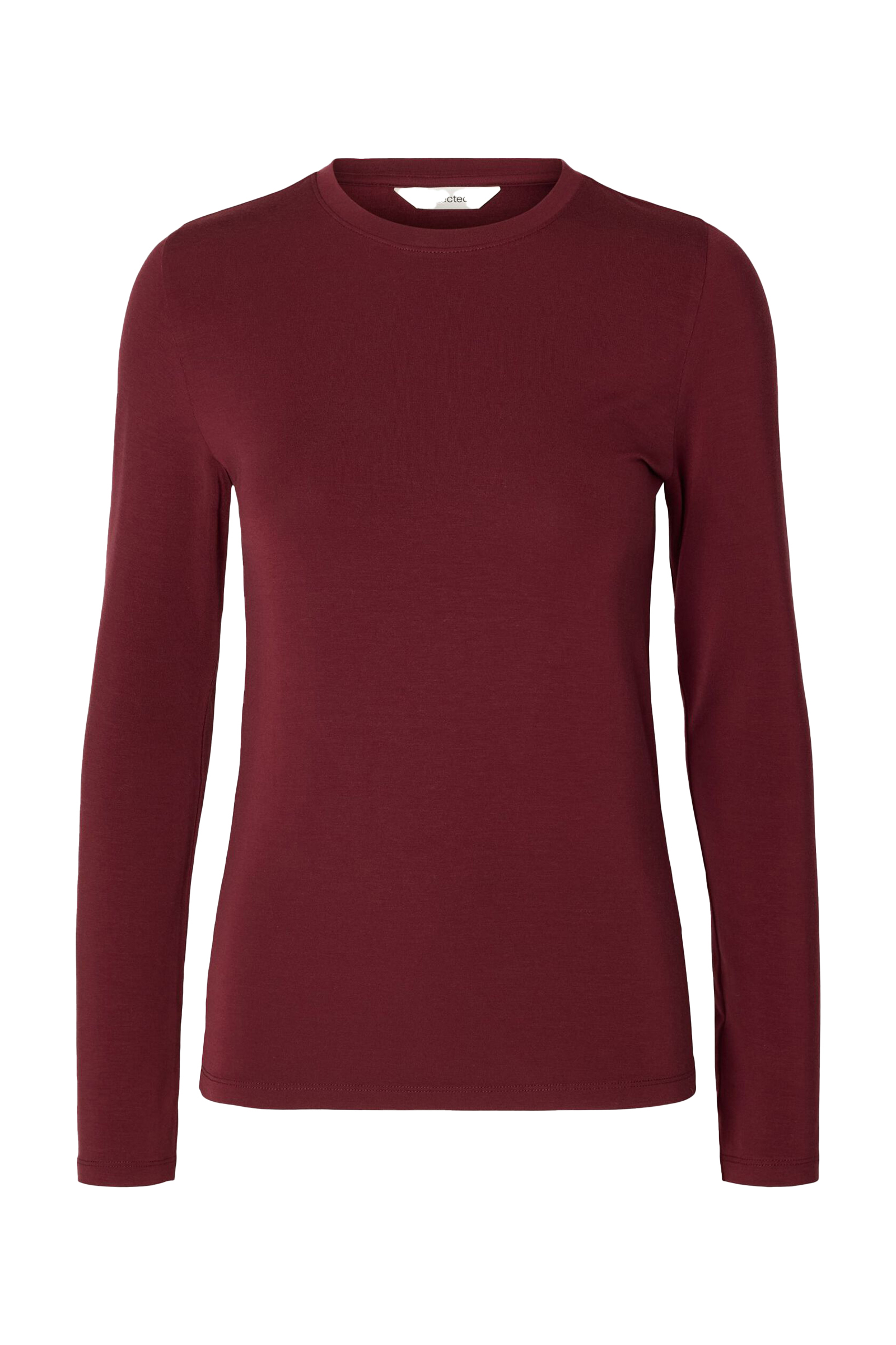 Dames blouse lange mouw rood
