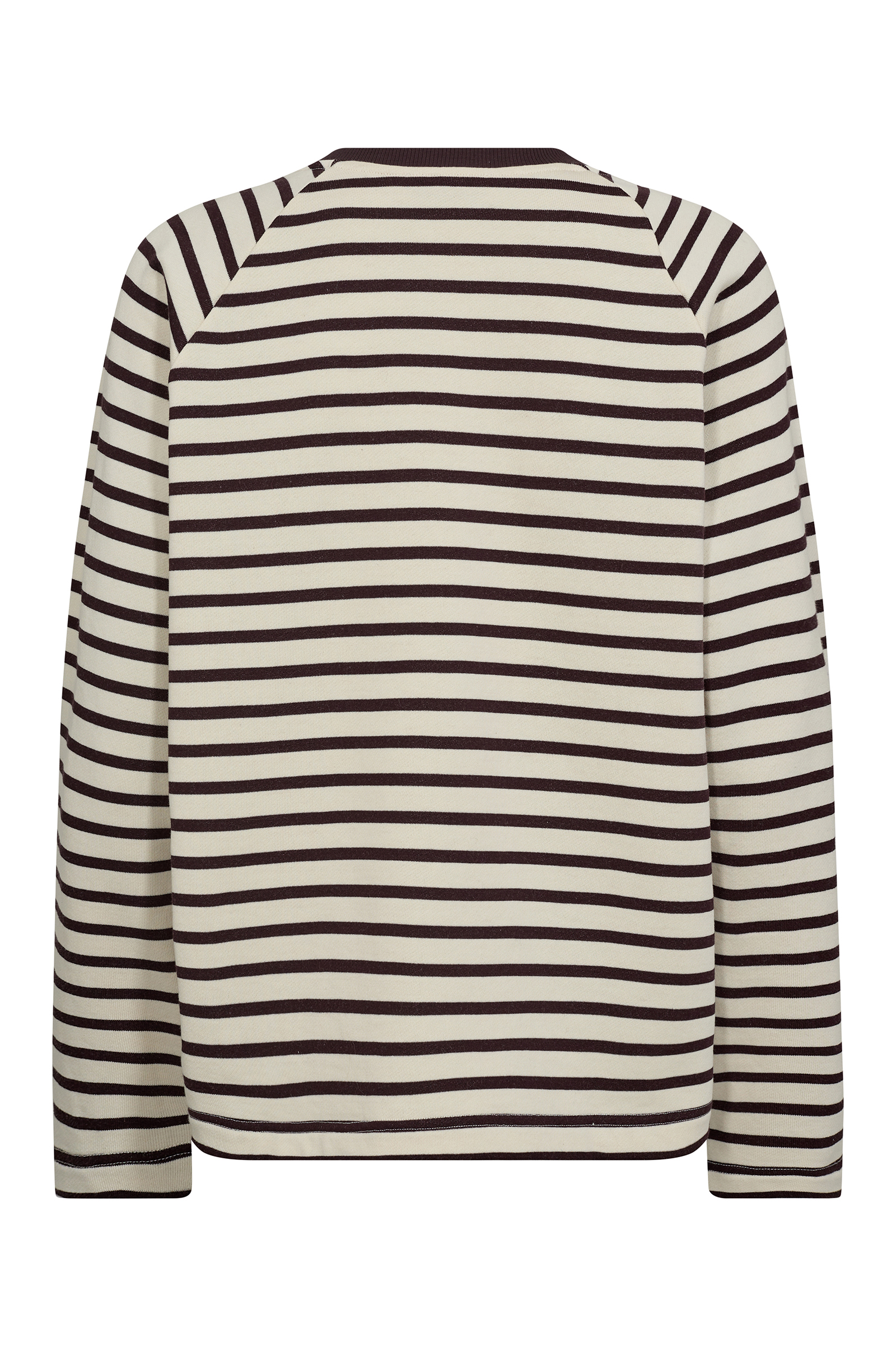 Dames t-shirt lange mouw bruin