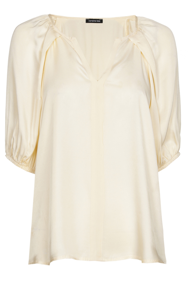 Dames top ecru