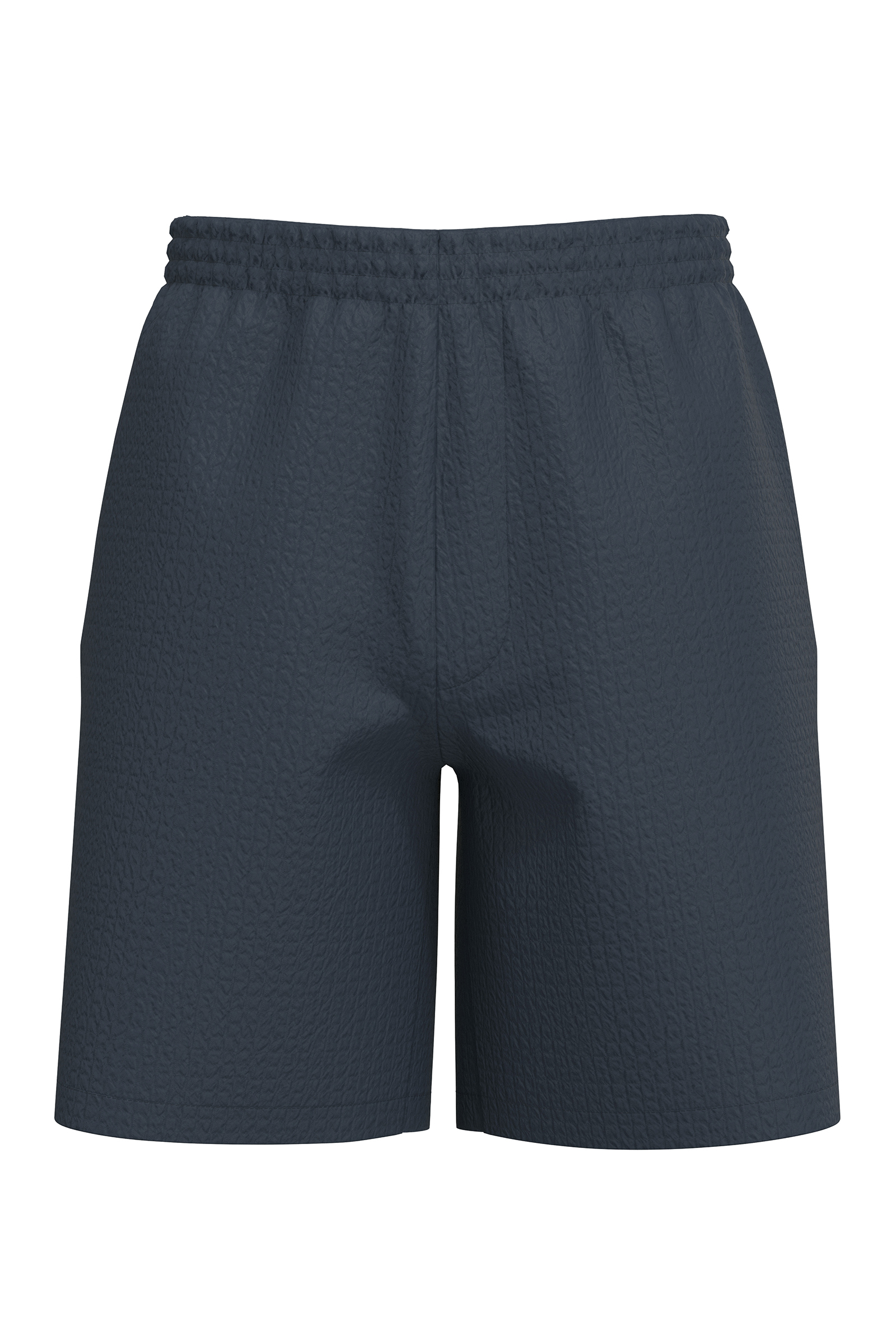 Selected SLHLOOSE-ACE SEERSUCKER STRING SHOR 186839-Sky Captain 1