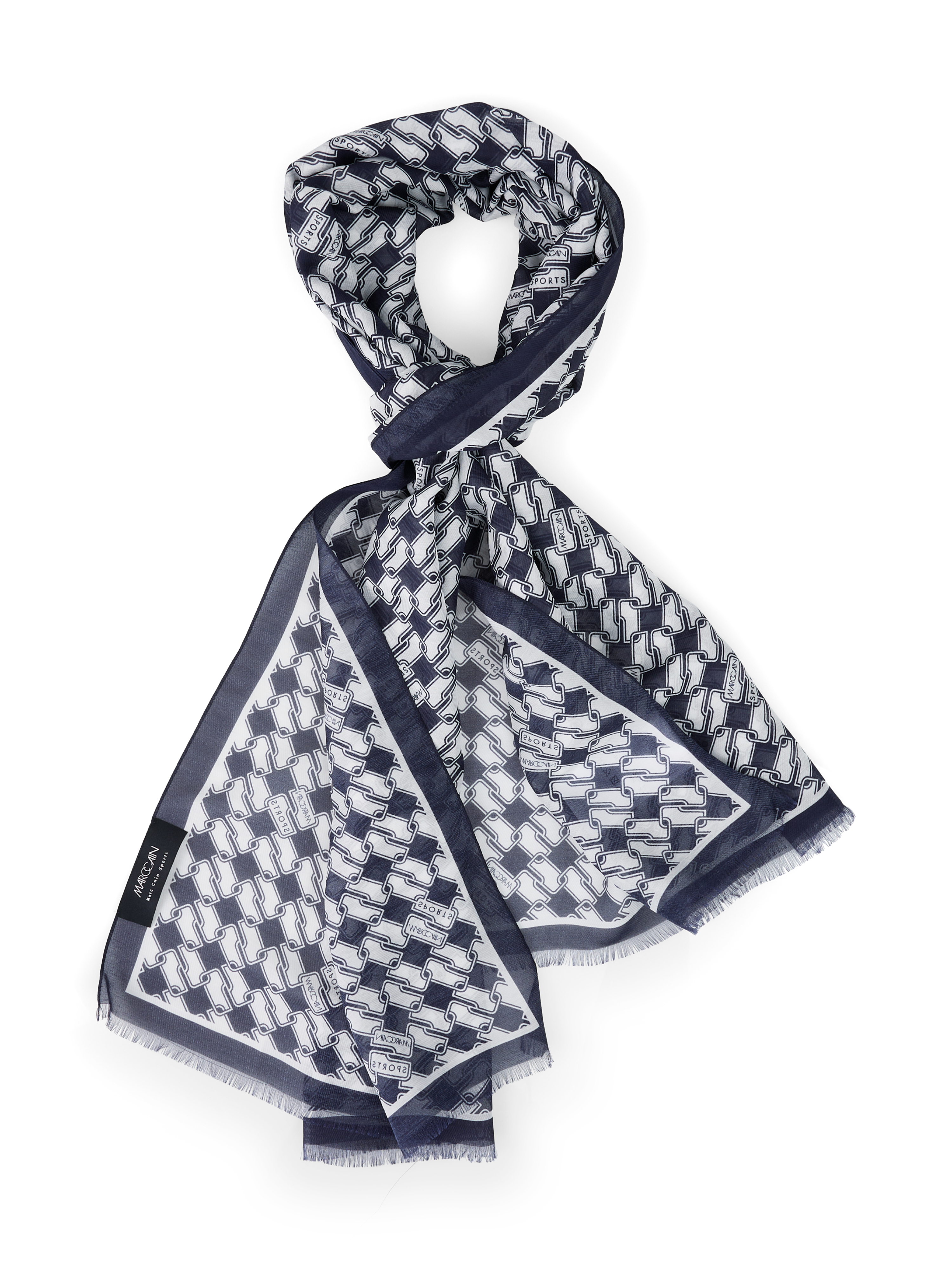 Dames sjaal blauw