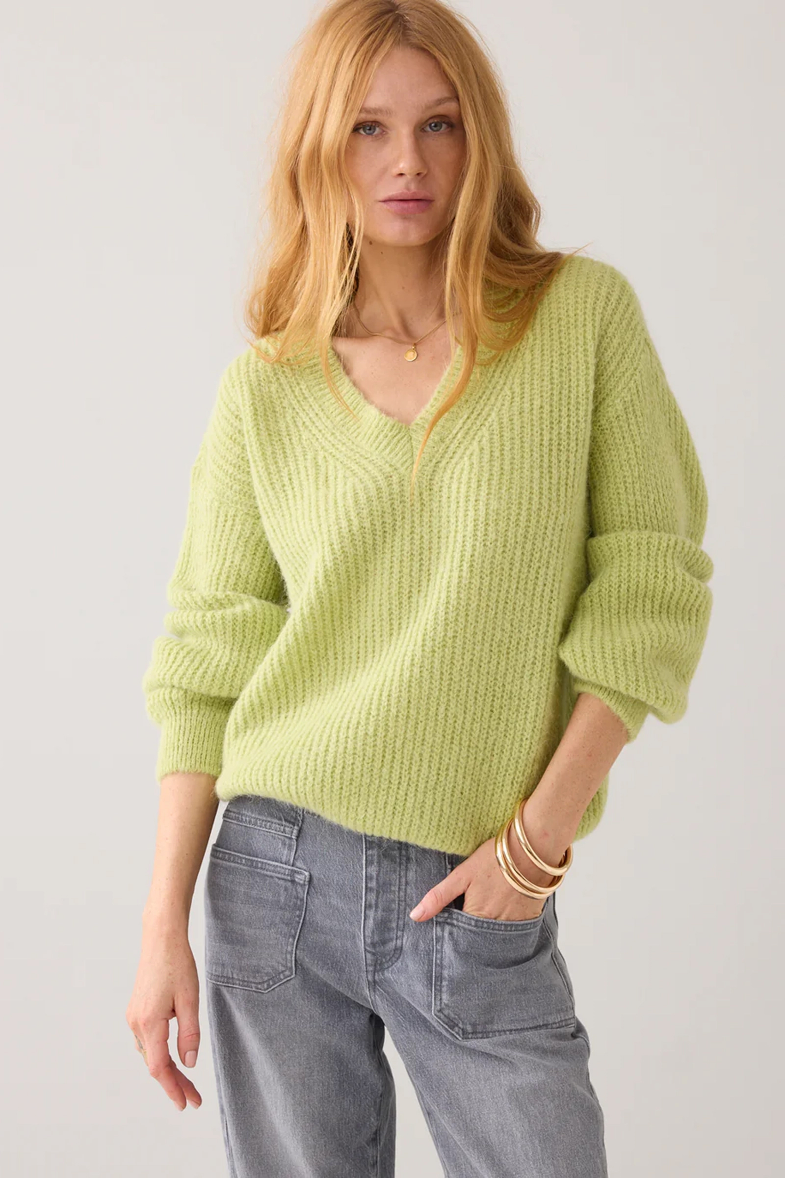 Dames trui groen
