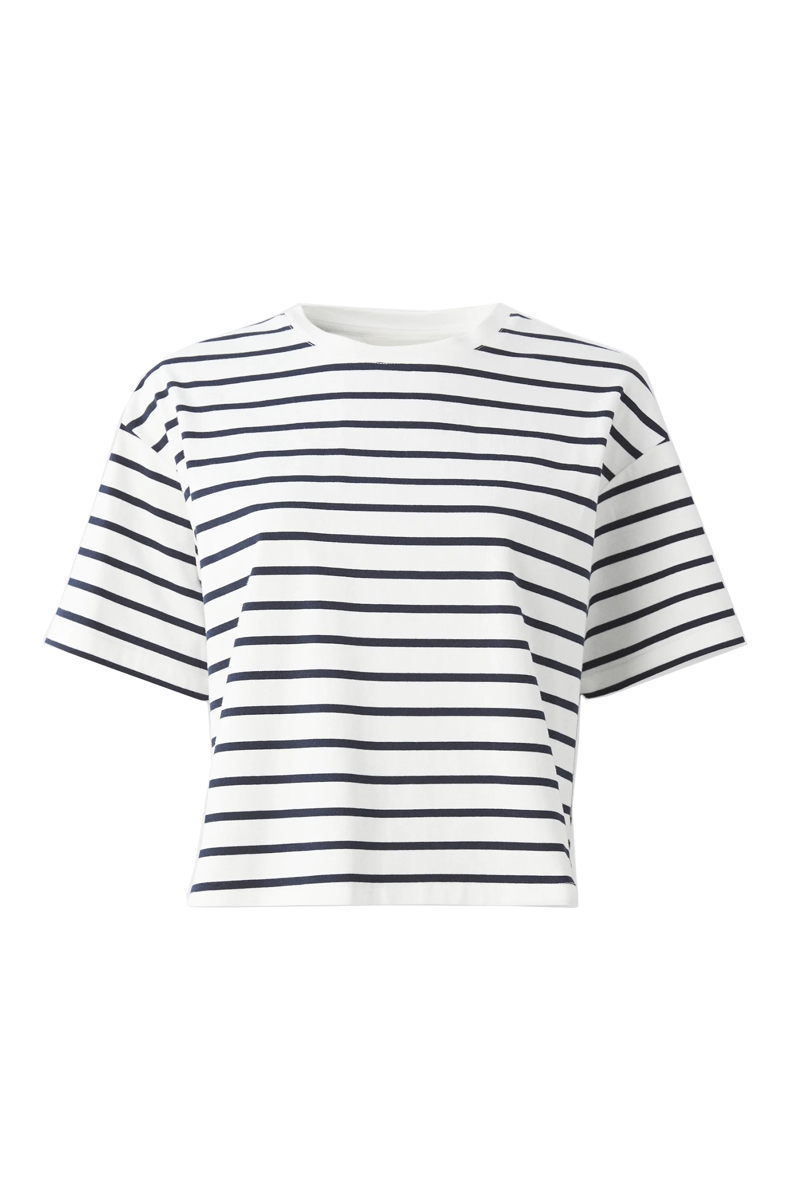 Dames t-shirt korte mouw ecru