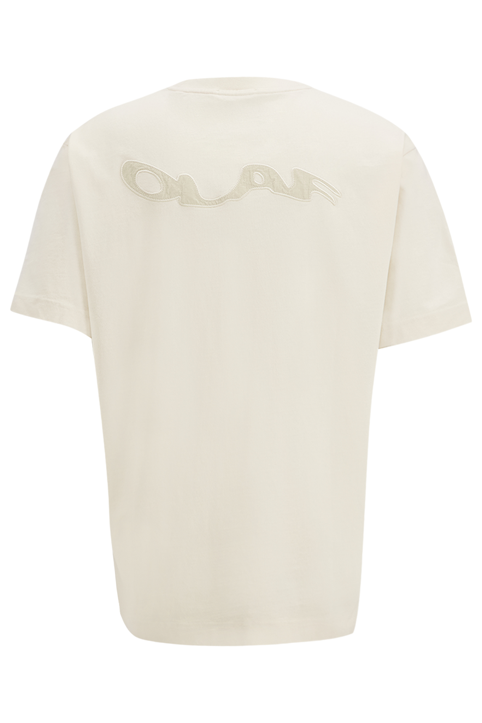 Heren t-shirt kortemouw ecru