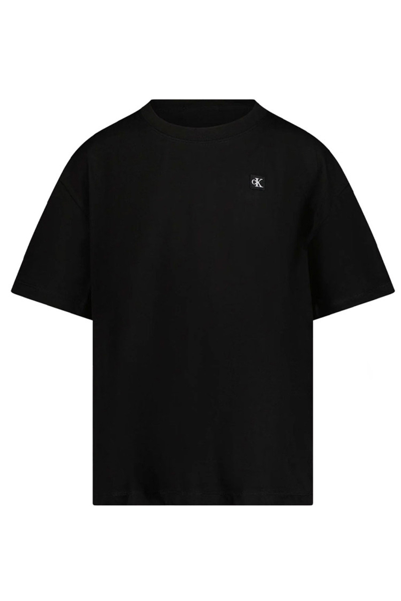 Jongens t-shirt korte mouw zwart